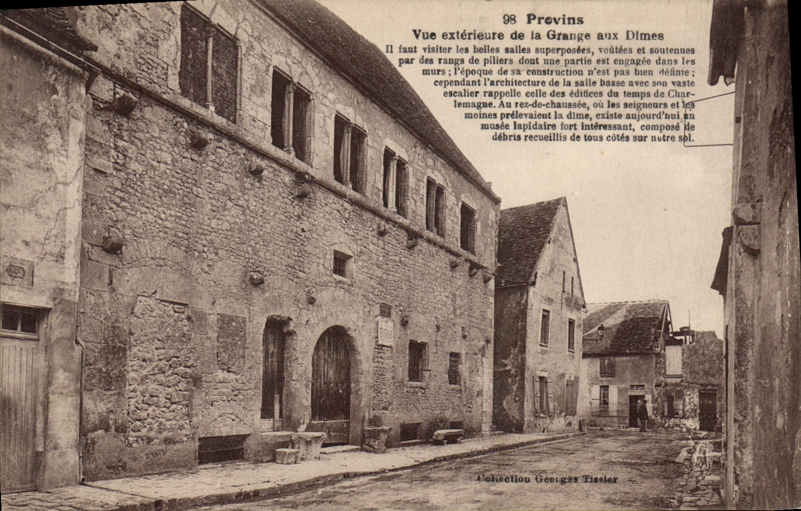CPA Provins Vue Exterieure De La Grange Aux Dimes