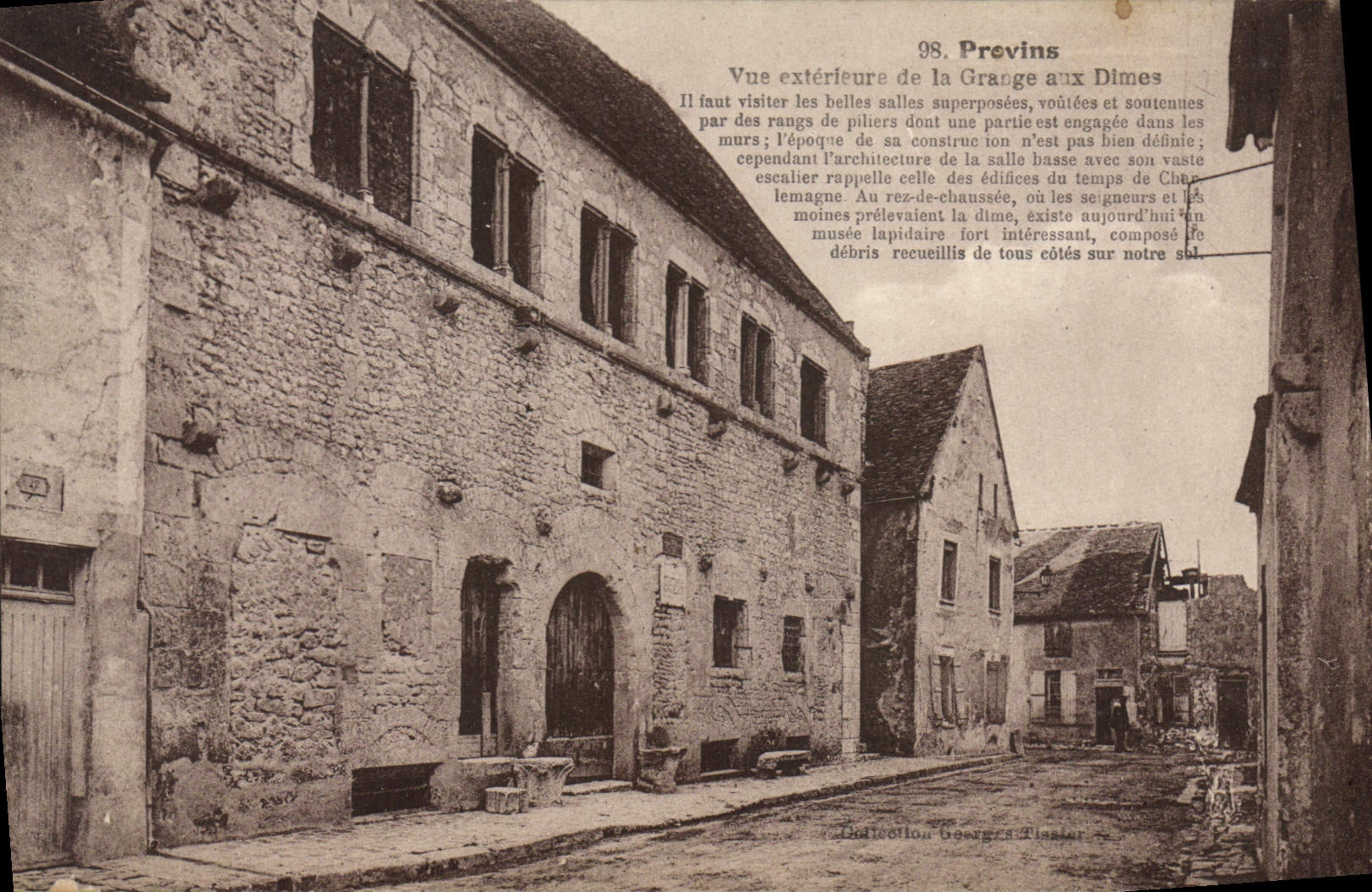 CPA Provins Vue Exterieure De La Grange Aux Dimes