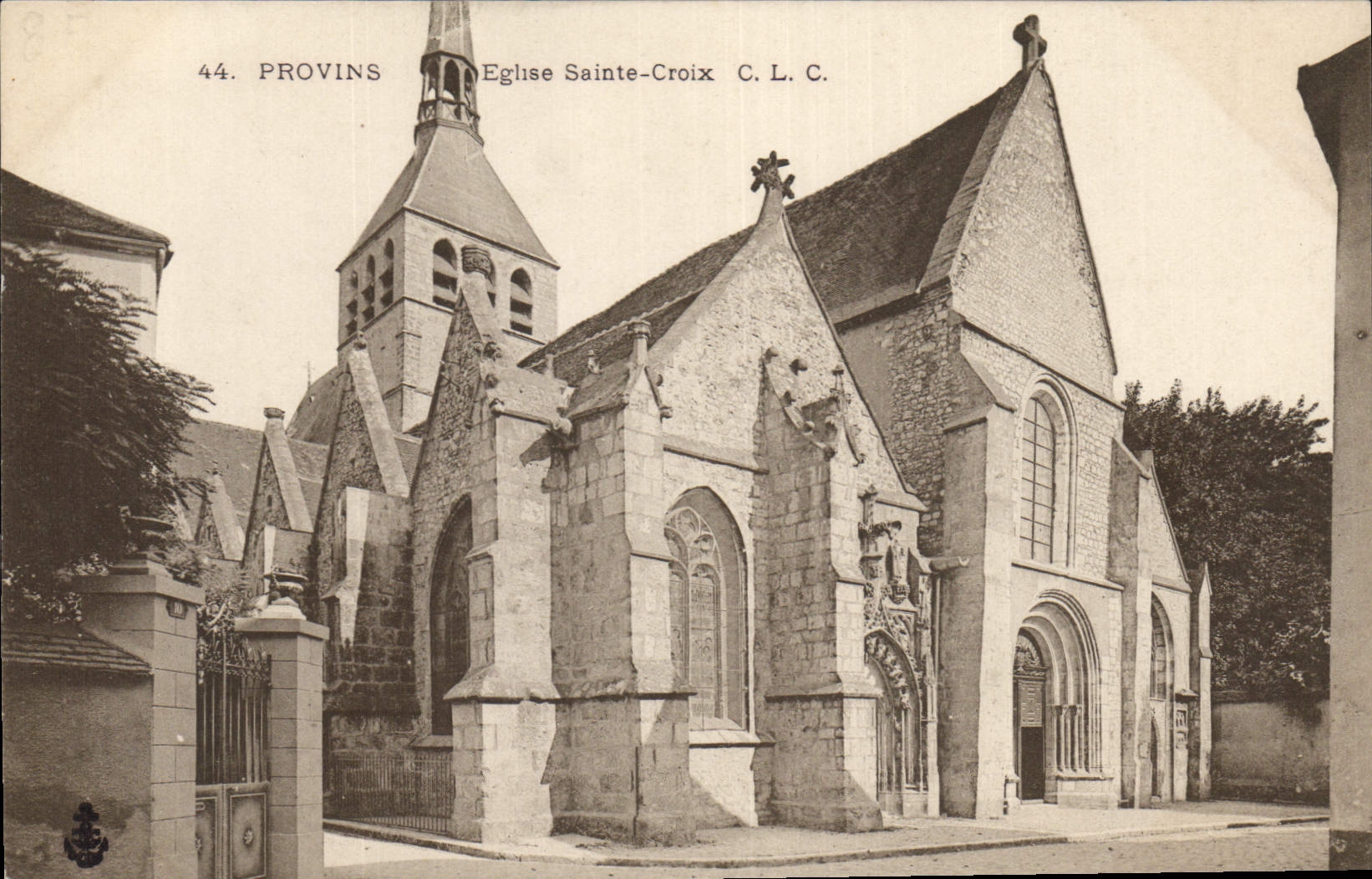 CPA Provins Eglise Sainte Croix