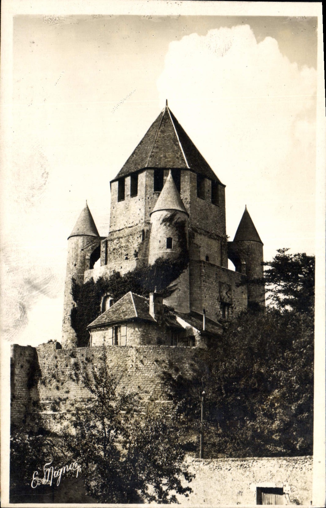 CPA Provins Ville Haute Tour De Cesar