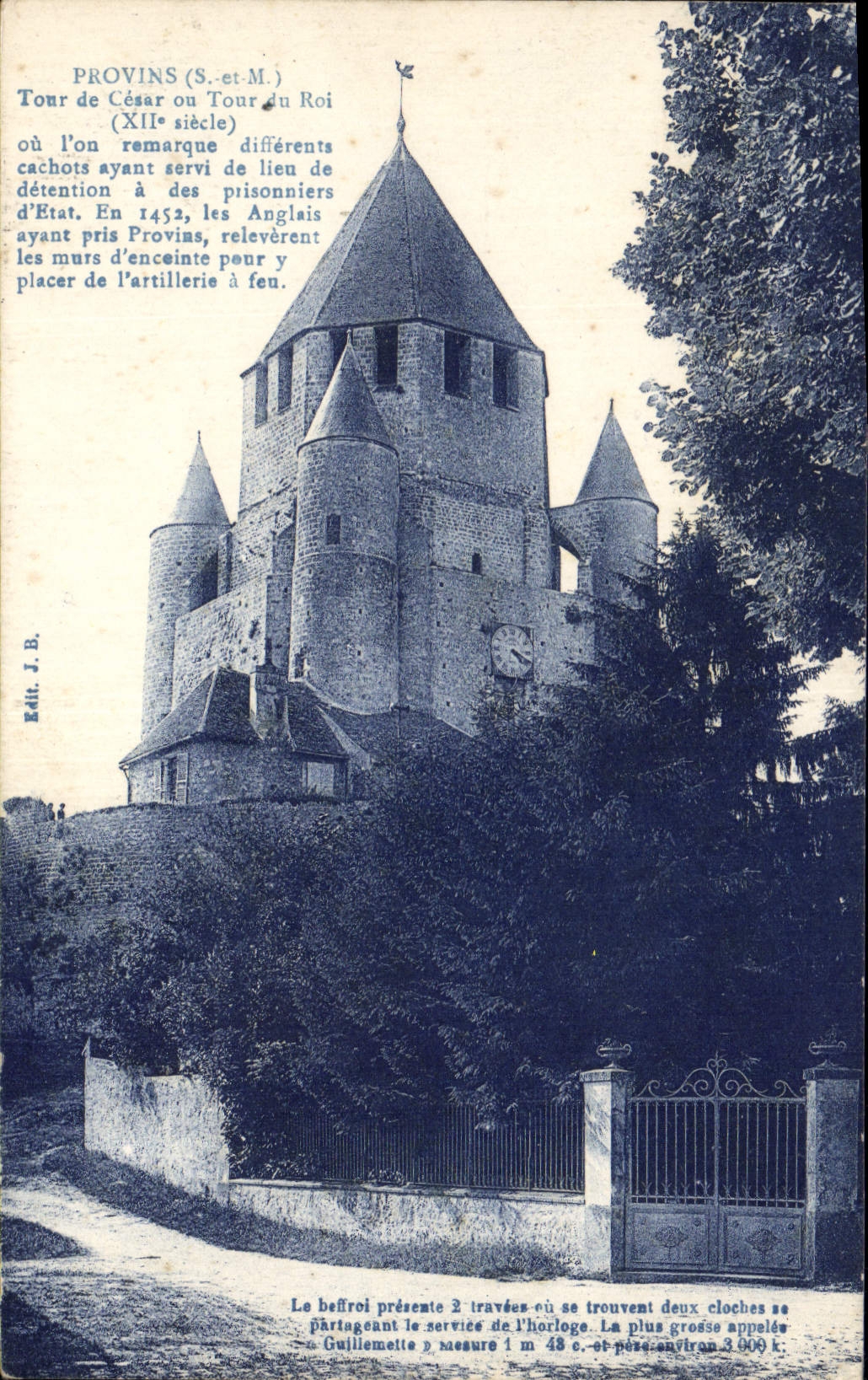 CPA Provins Tour De Cesar ou Tour Du Roi