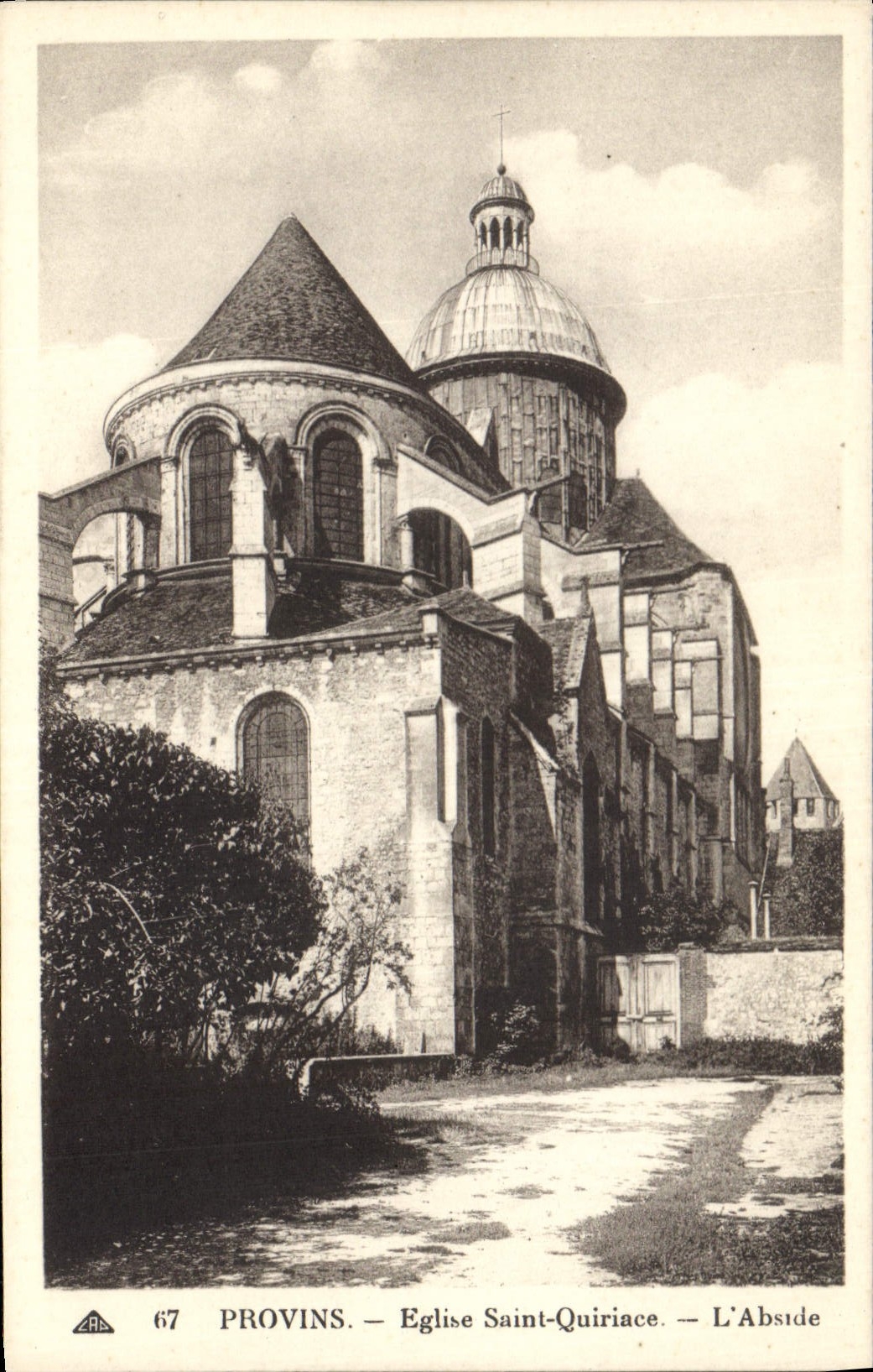 CPA Provins Eglise Saint Quiriace L'Abside