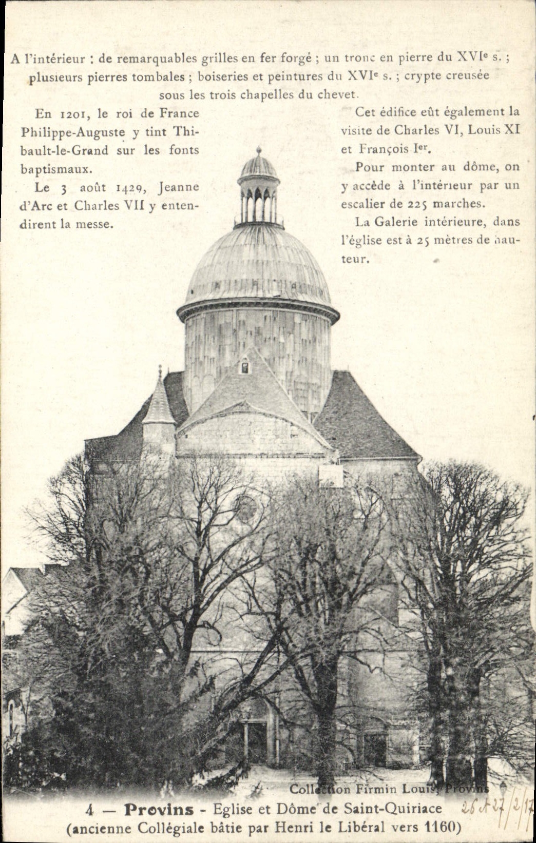 CPA Provins Eglise Et Dome De Saint QUiriace