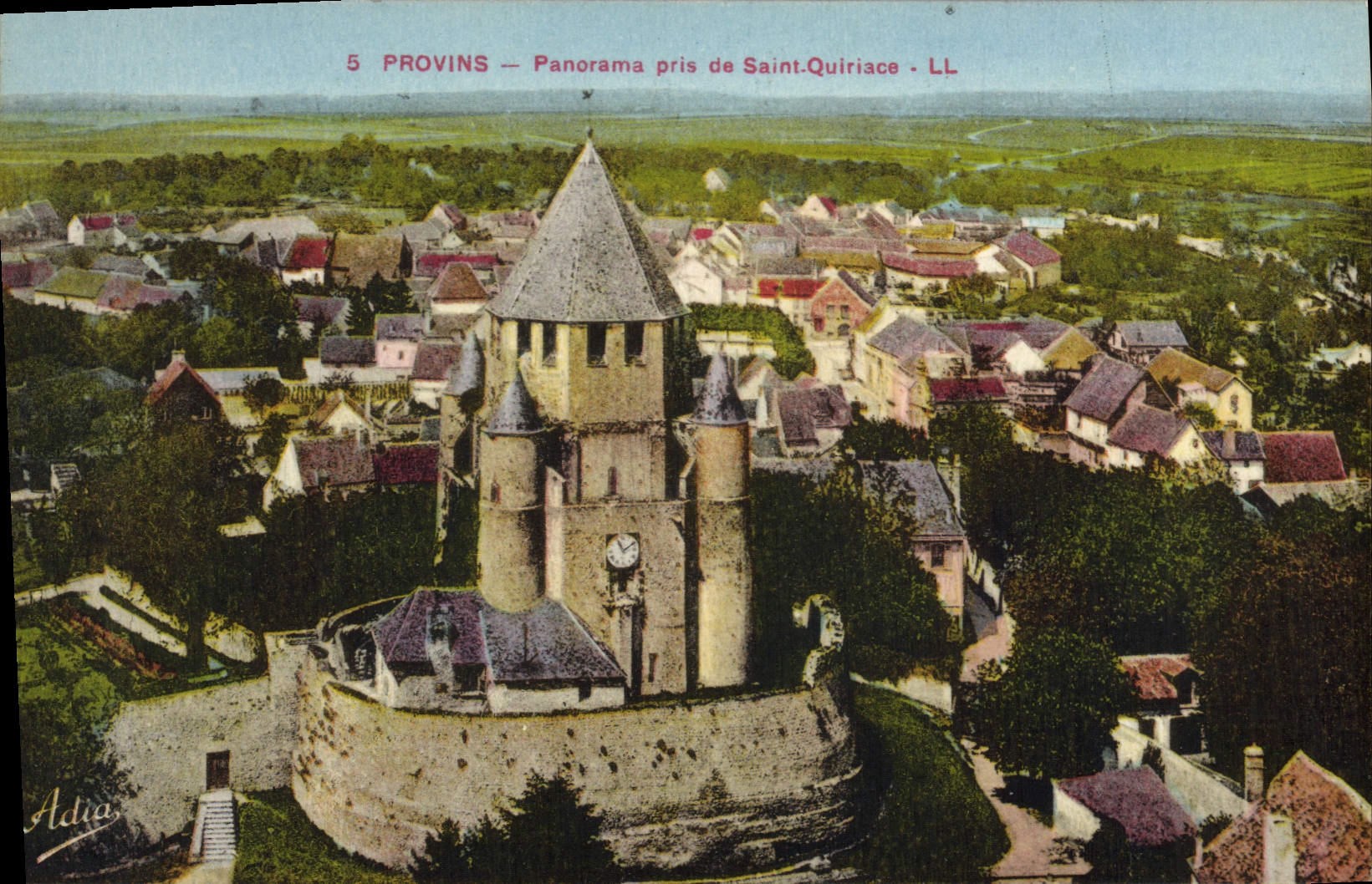 CPA Provins Panorama Pris De Saint Quiriace