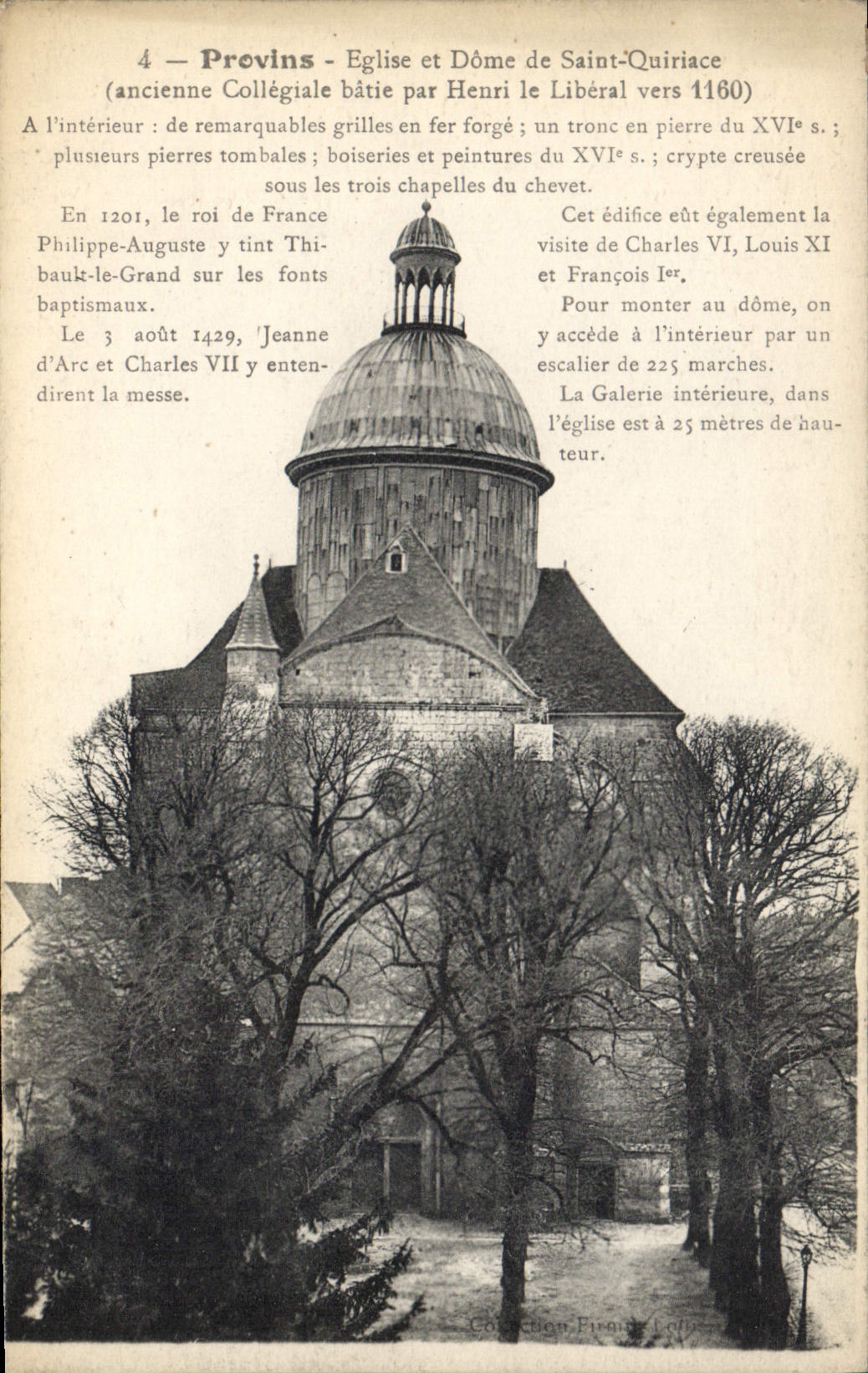 CPA Provins Eglise Et Dome De Saint Quiriace