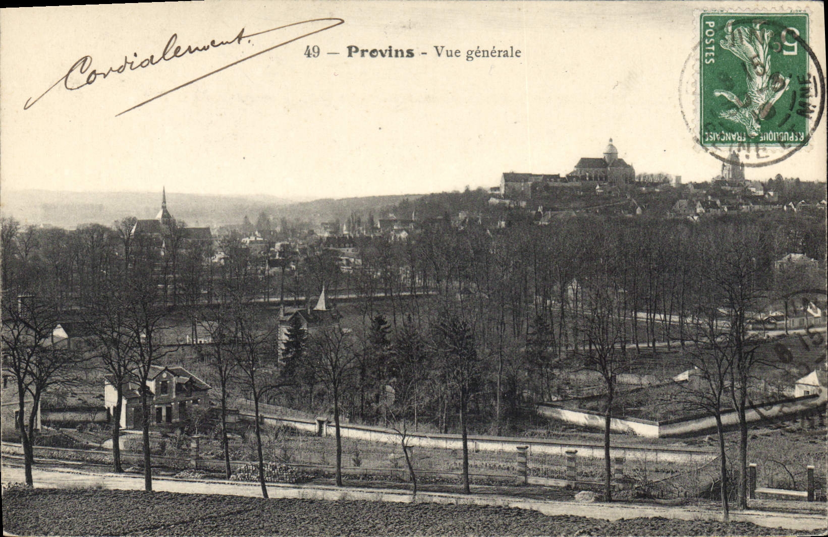 CPA Provins Vue Generale