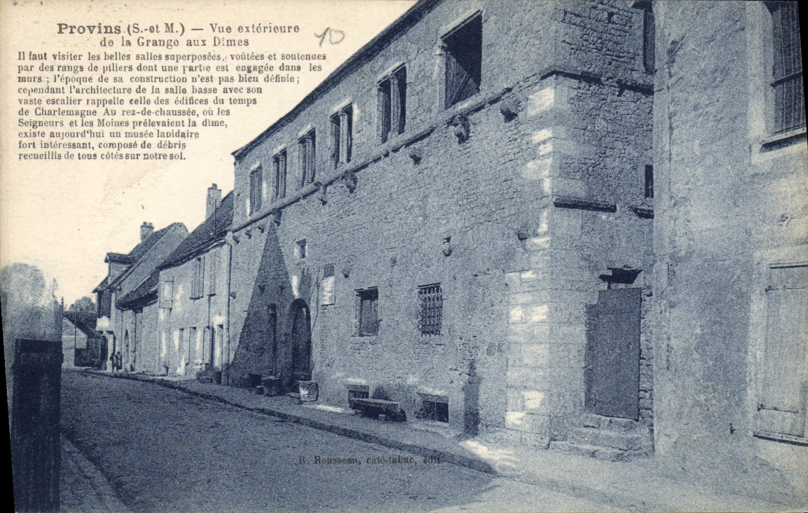 CPA Provins Vue Exterieure De La Grange Aux Dimes