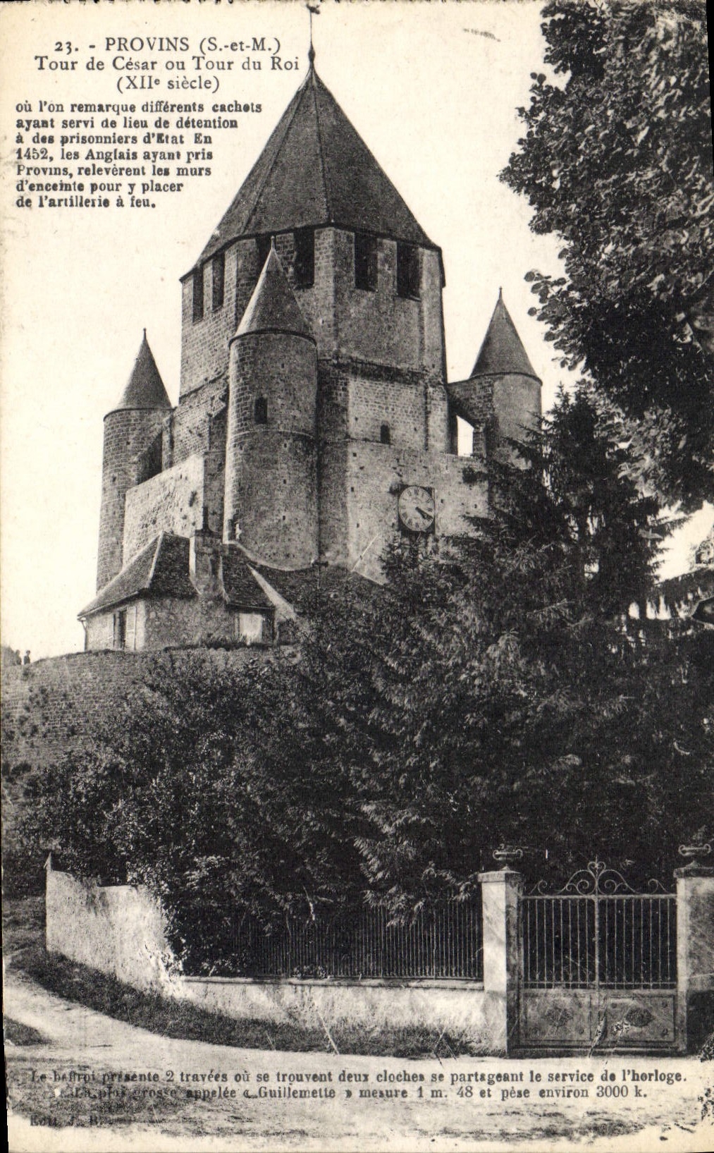 CPA Provins Tour De Cesar Ou Tour Du Roi