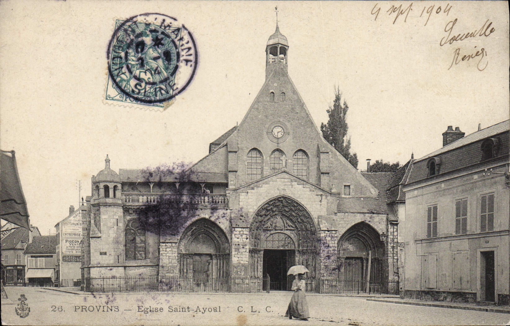 CPA Provins Eglise Saint Ayoul