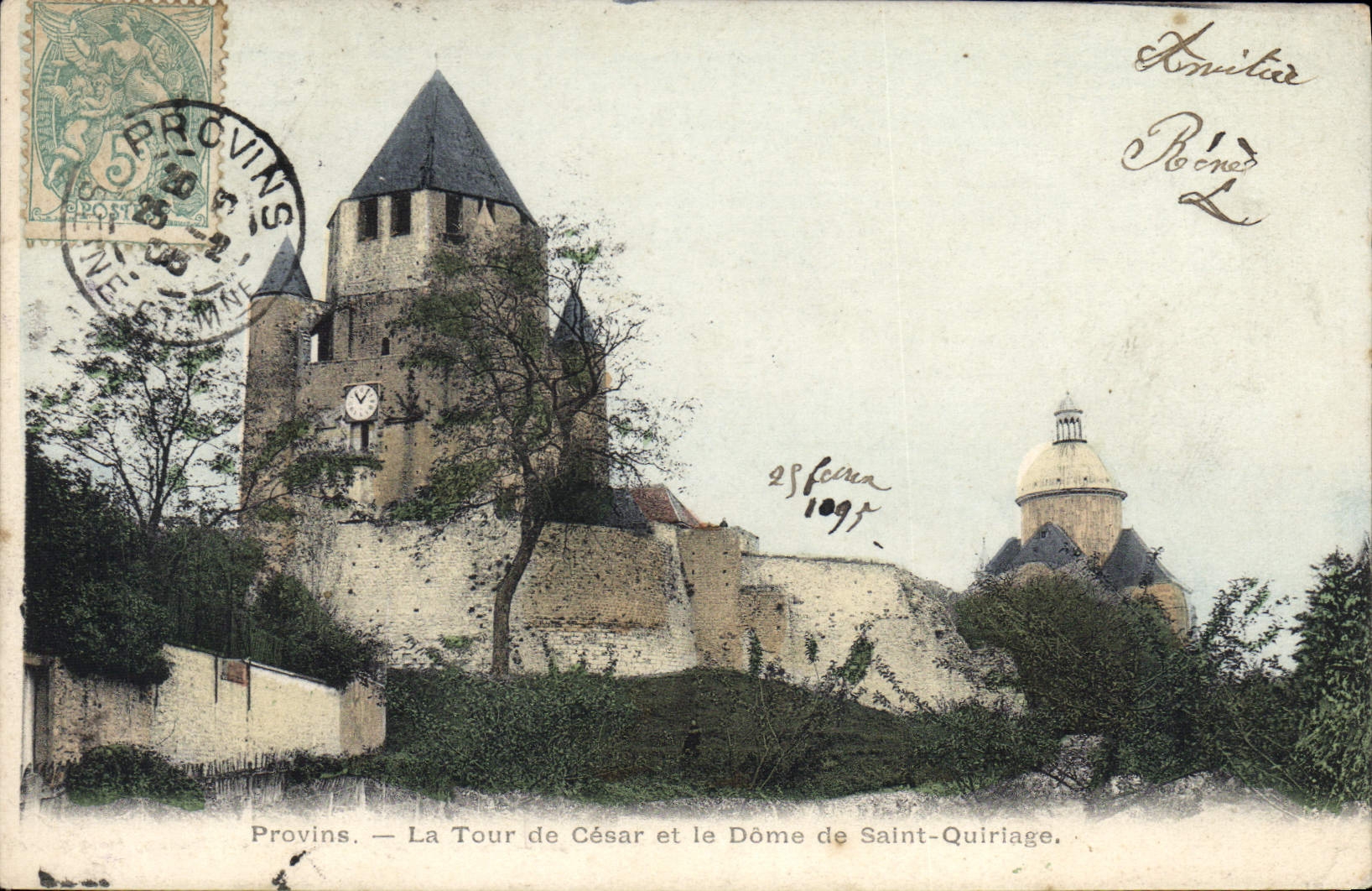 CPA Provins La Tour De Cesar Et Le Dome saint Quiriage