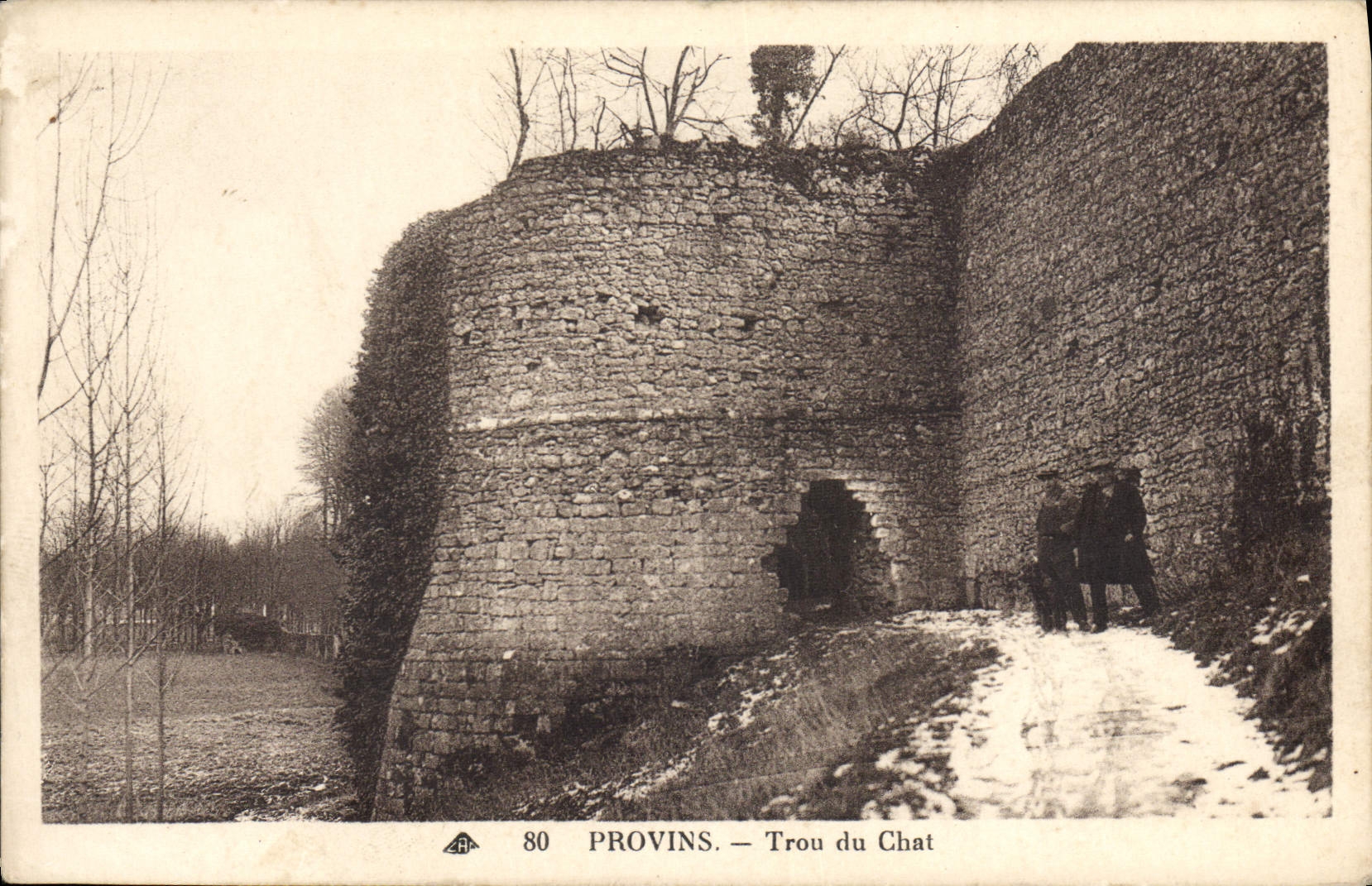 CPA Provins Trou Du Chat
