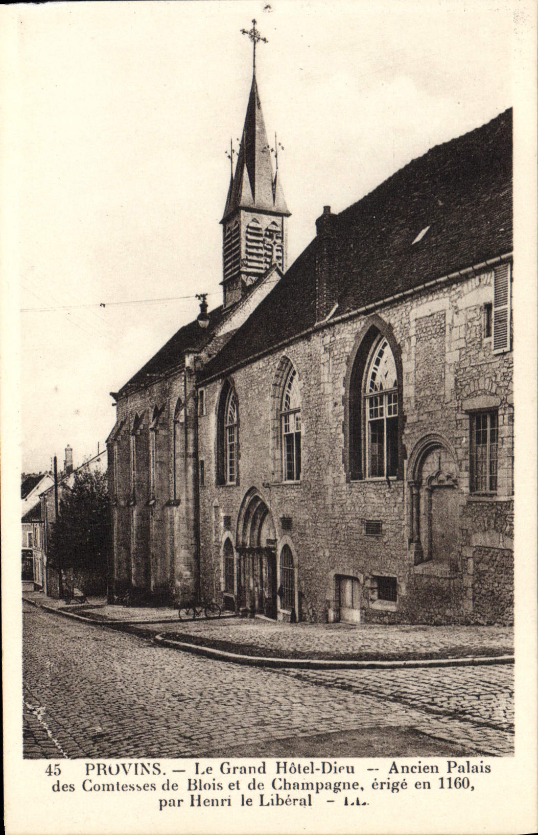 CPA Provins Le Grand Hotel Dieu Ancien Palais
