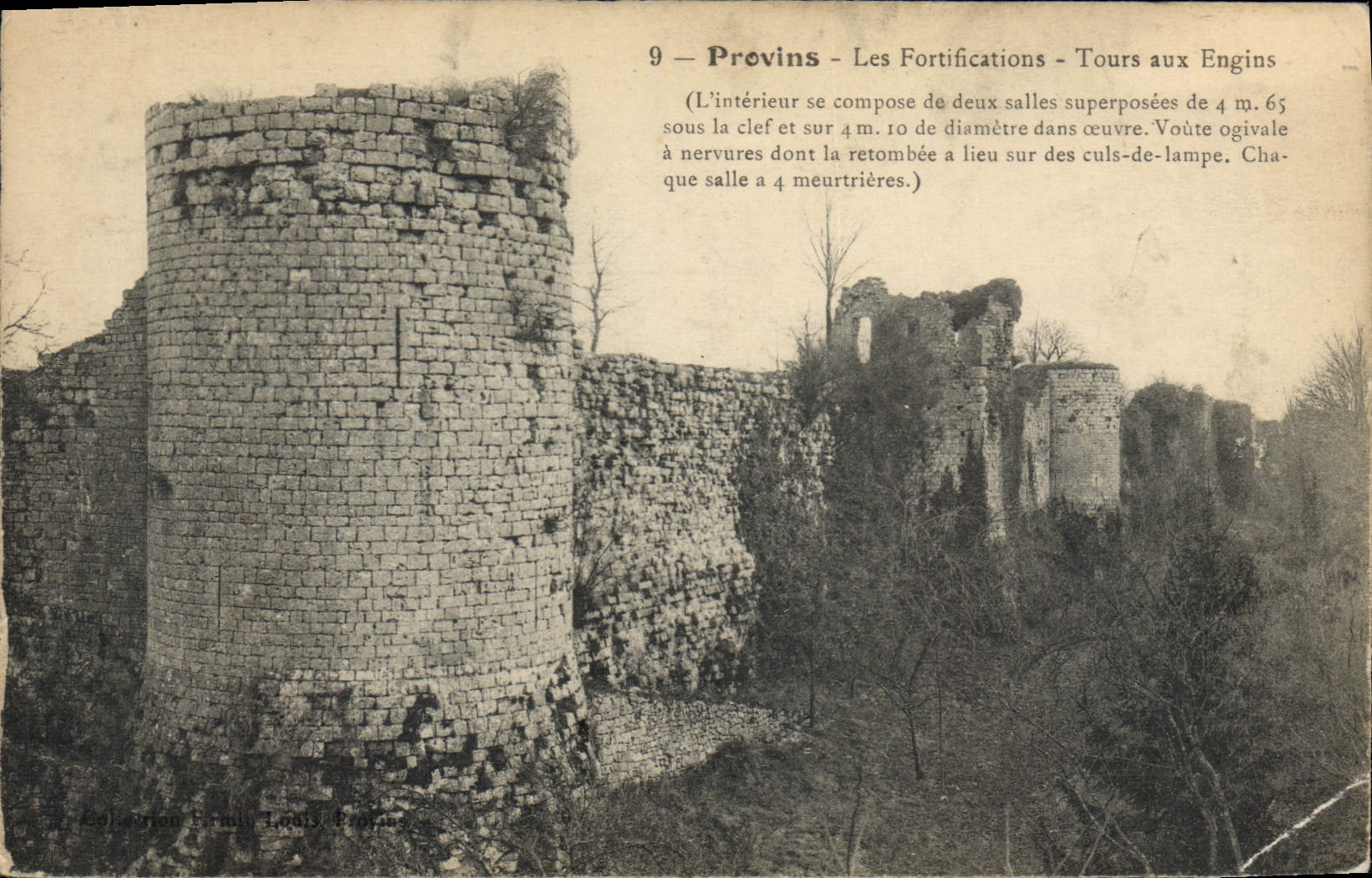 CPA Provins Les Fortifications Tours Aux Engins