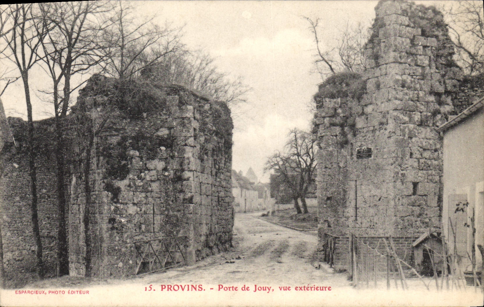 CPA Provins Porte De Jouy Vue Exterieure