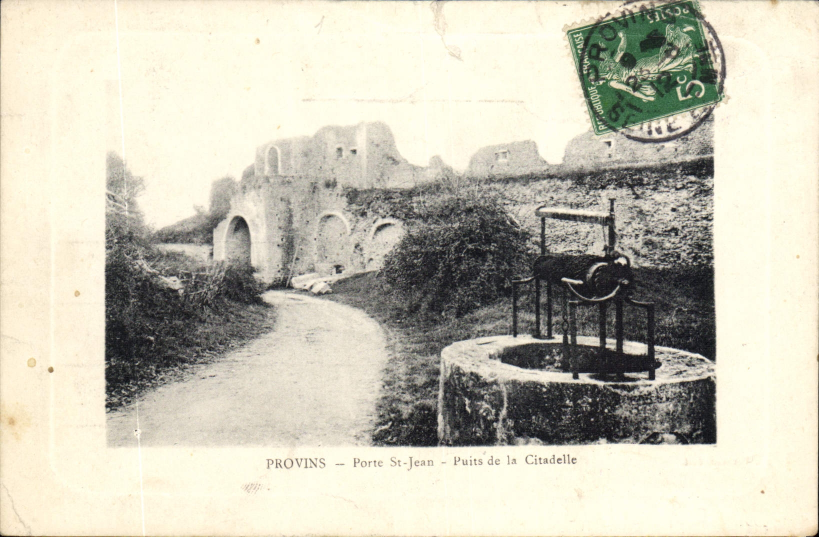 CPA Provins Porte St Jean Puits De La Citadelle