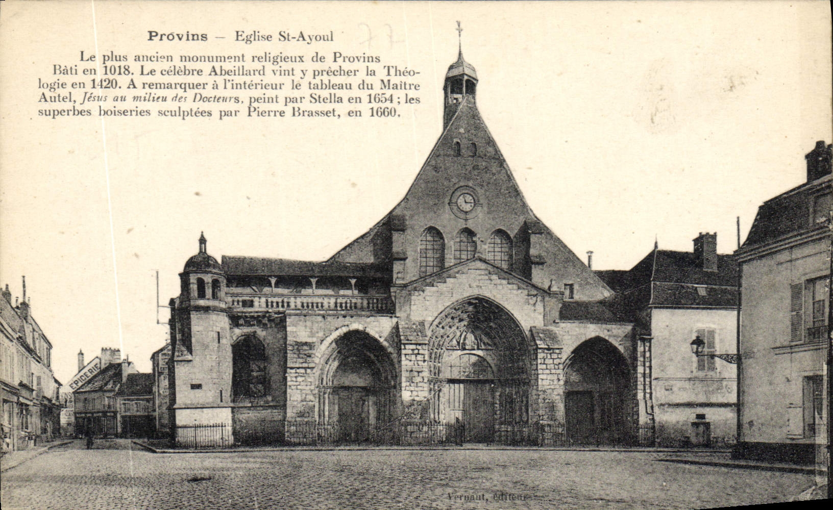 CPA Provins Eglise St Ayoul