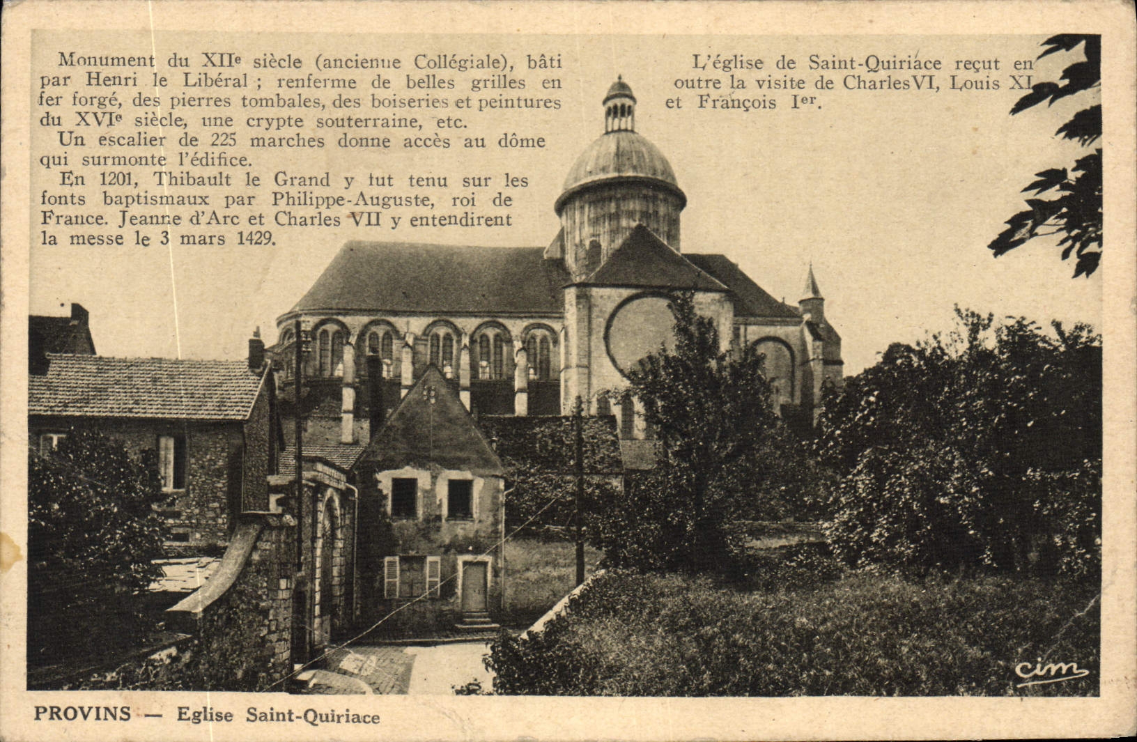 CPA Provins Eglise Saint Quiriace