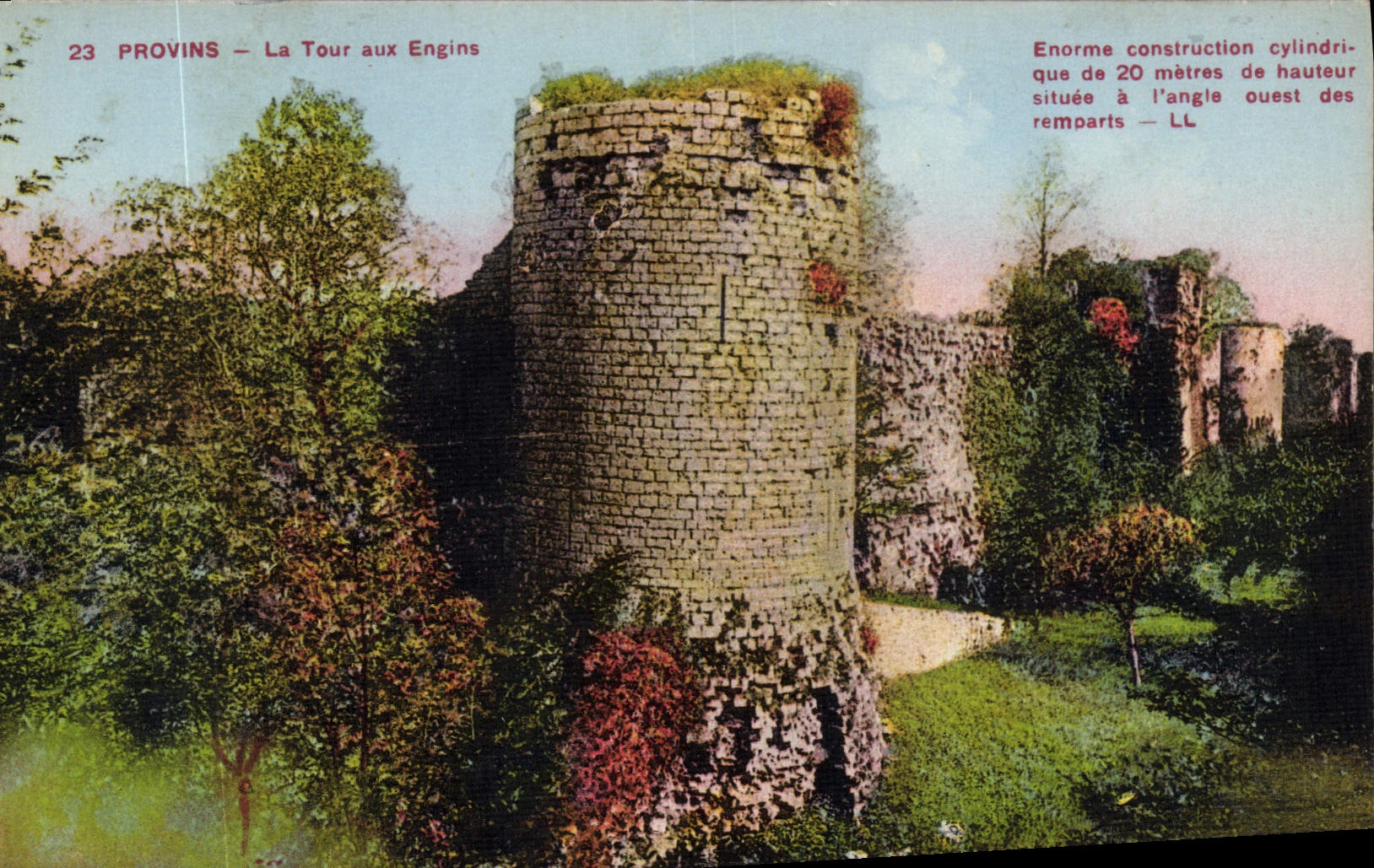 CPA Provins La Tour Aux Engins