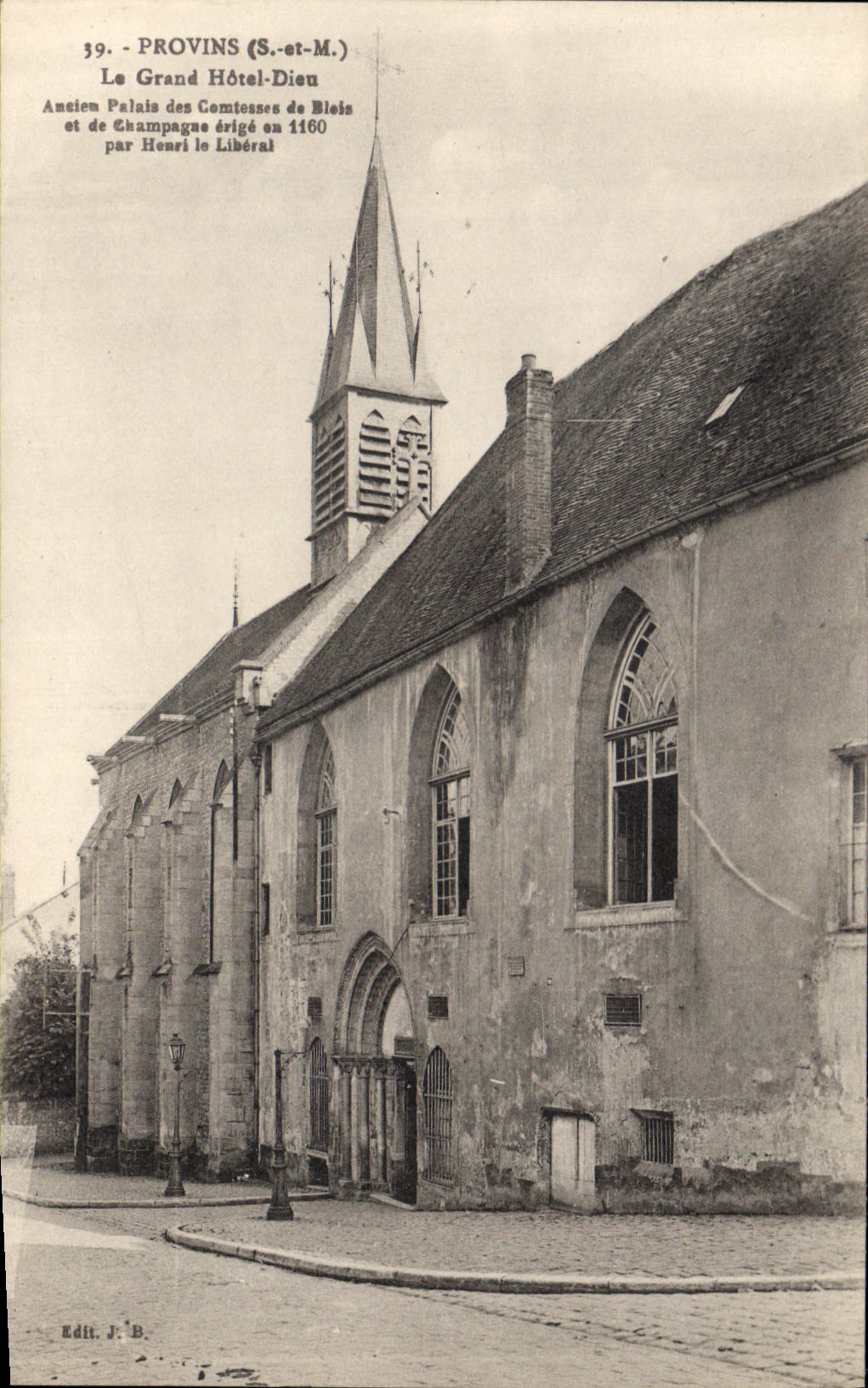 CPA Provins Le Grand Hotel Dieu 1160