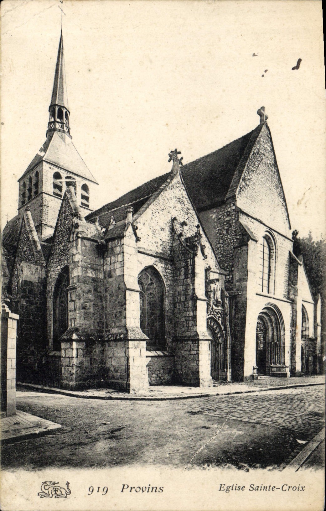 CPA Provins Eglise Saint Croix