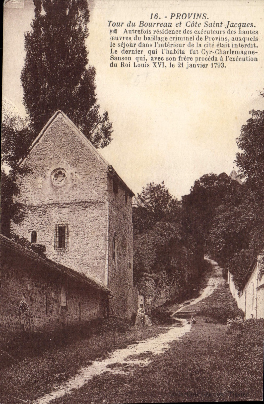 CPA Provins Tour Du Bourreau Et Cote Saint Jacques