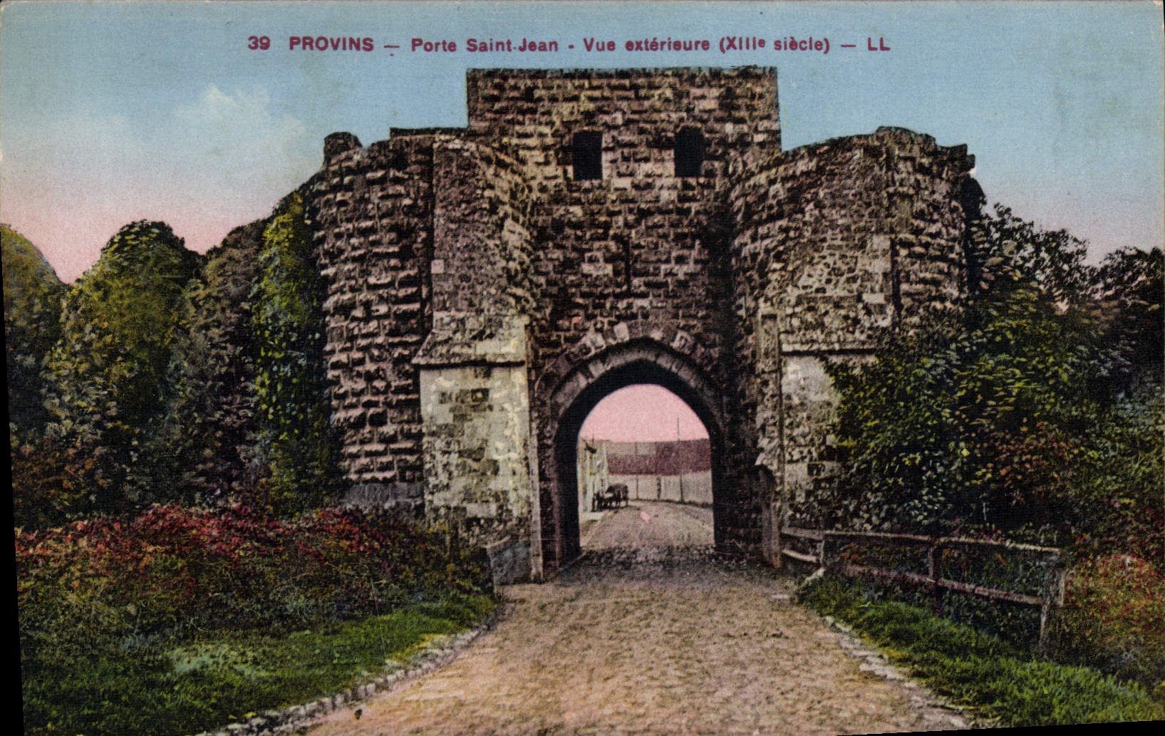 CPA Provins Porte Saint Jean Vue Exterieure