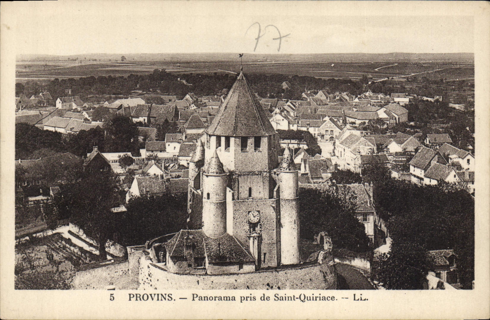 CPA Provins Panorama Pris De Saint Quiriace