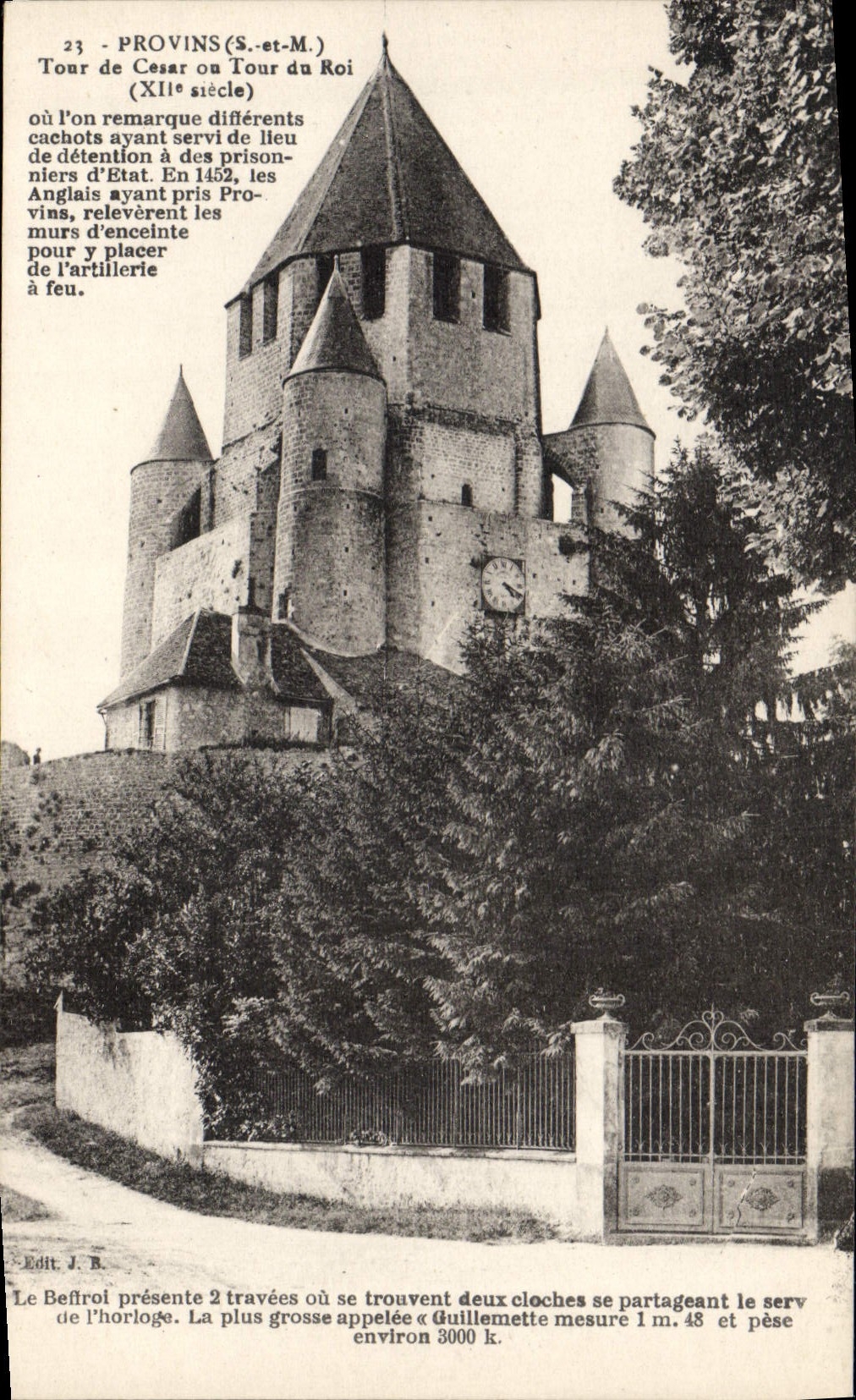 CPA Provins Tour De Cesar Ou Tour Du Roi