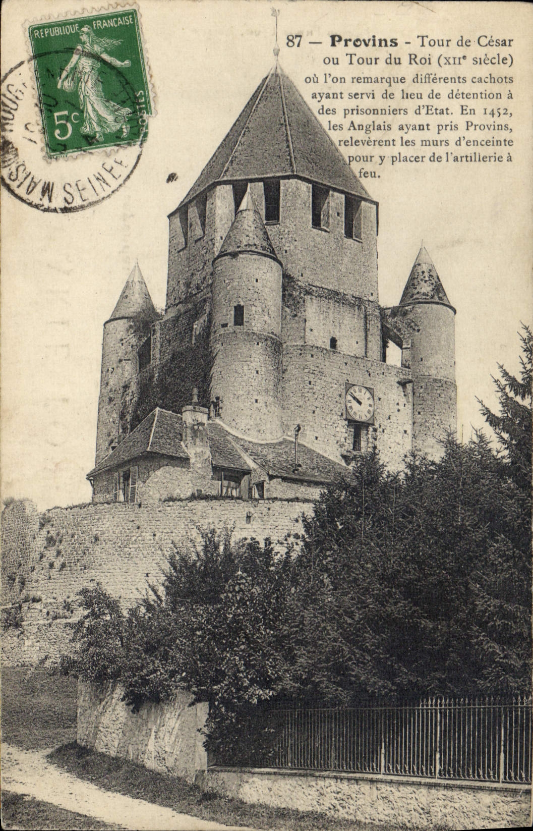 CPA Provins Tour De Cesar Ou Tour Du Roi