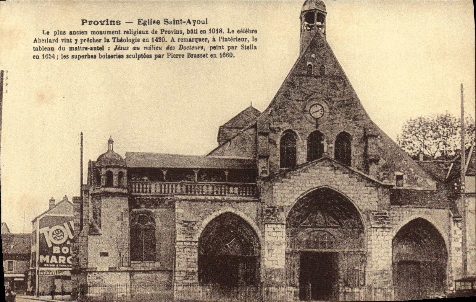 CPA Provins Eglise Saint Ayoul