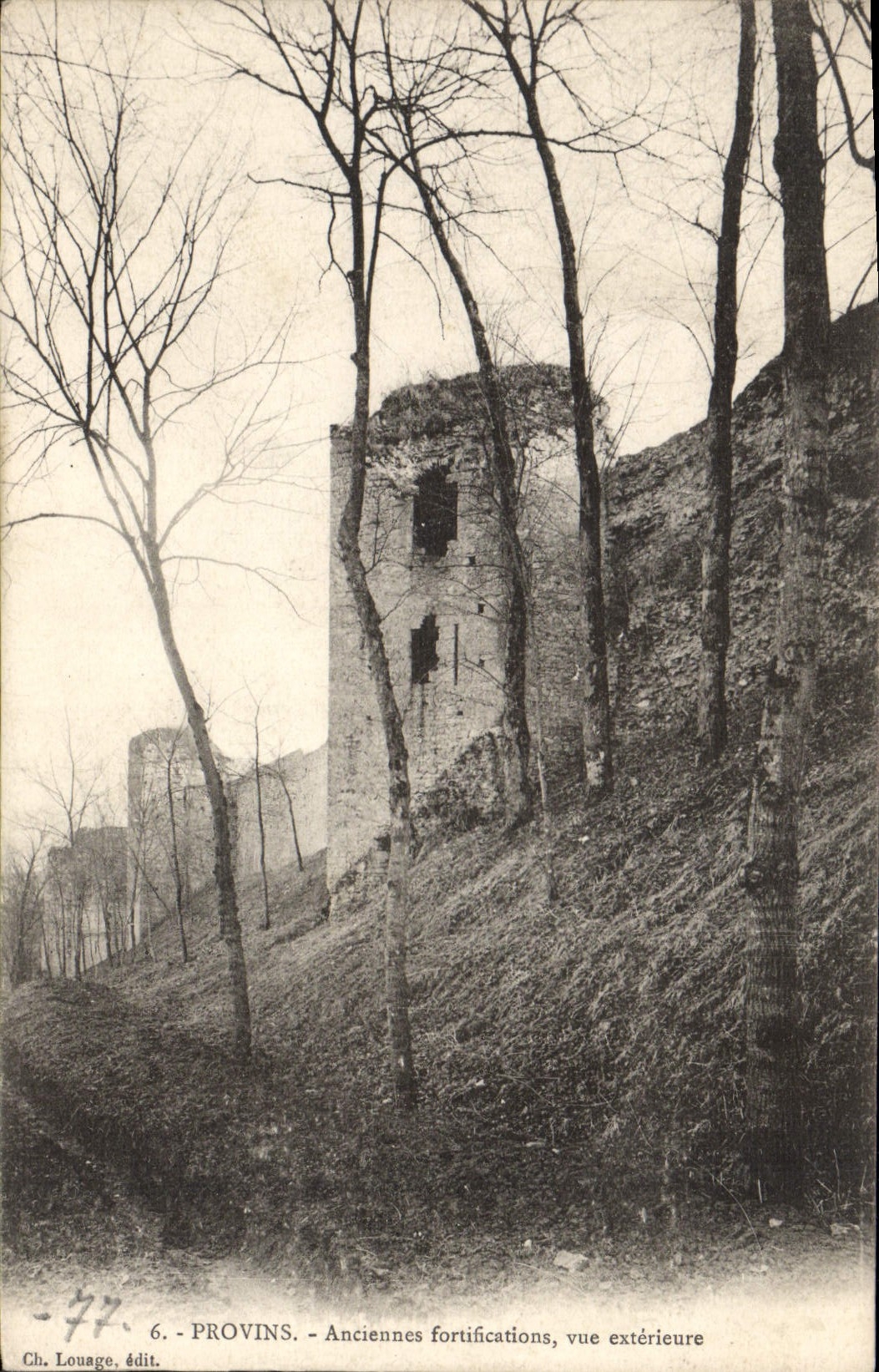 CPA Provins Anciennes Fortifications Vue Exterieure