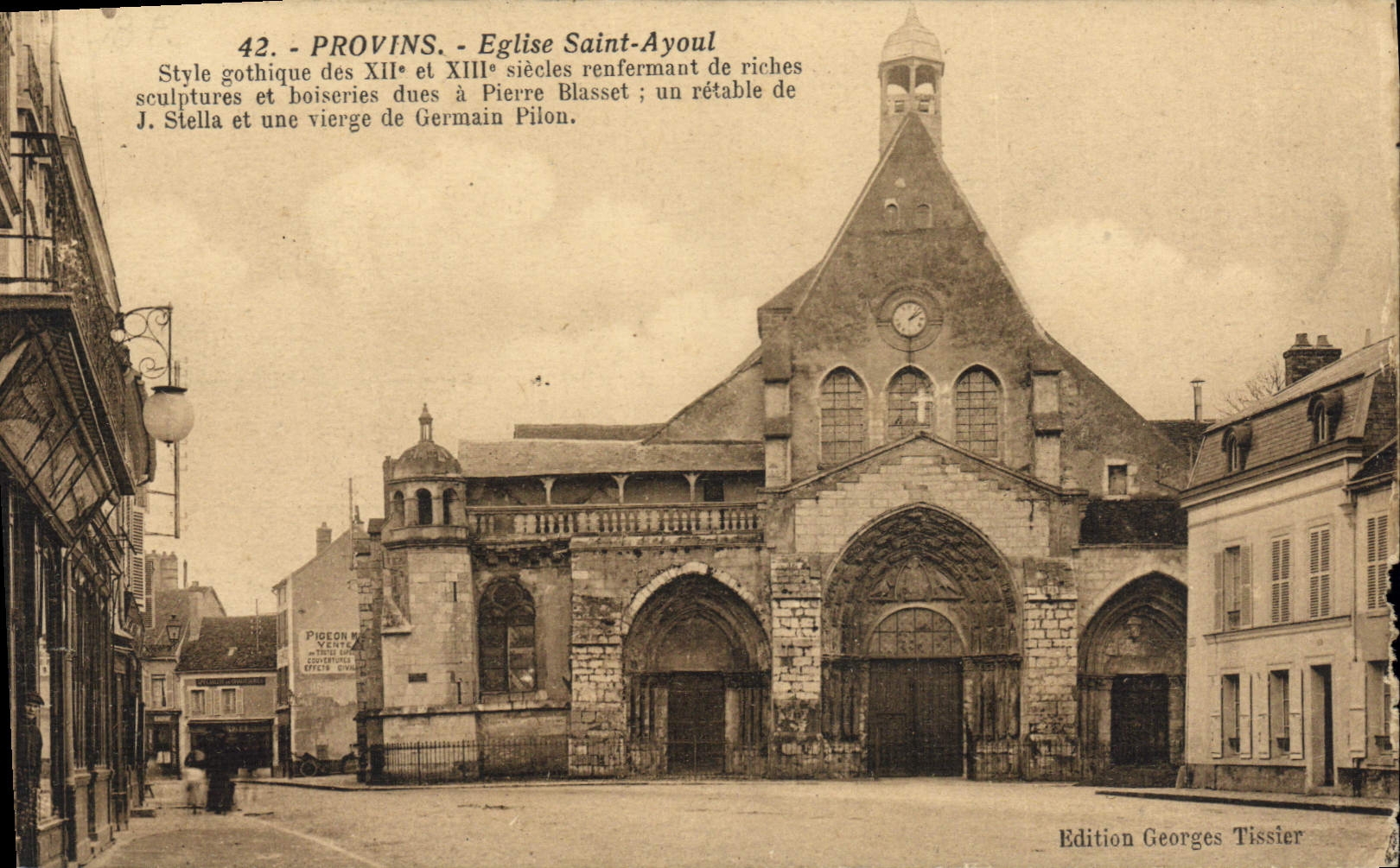 CPA Provins Eglise Saint Ayoul