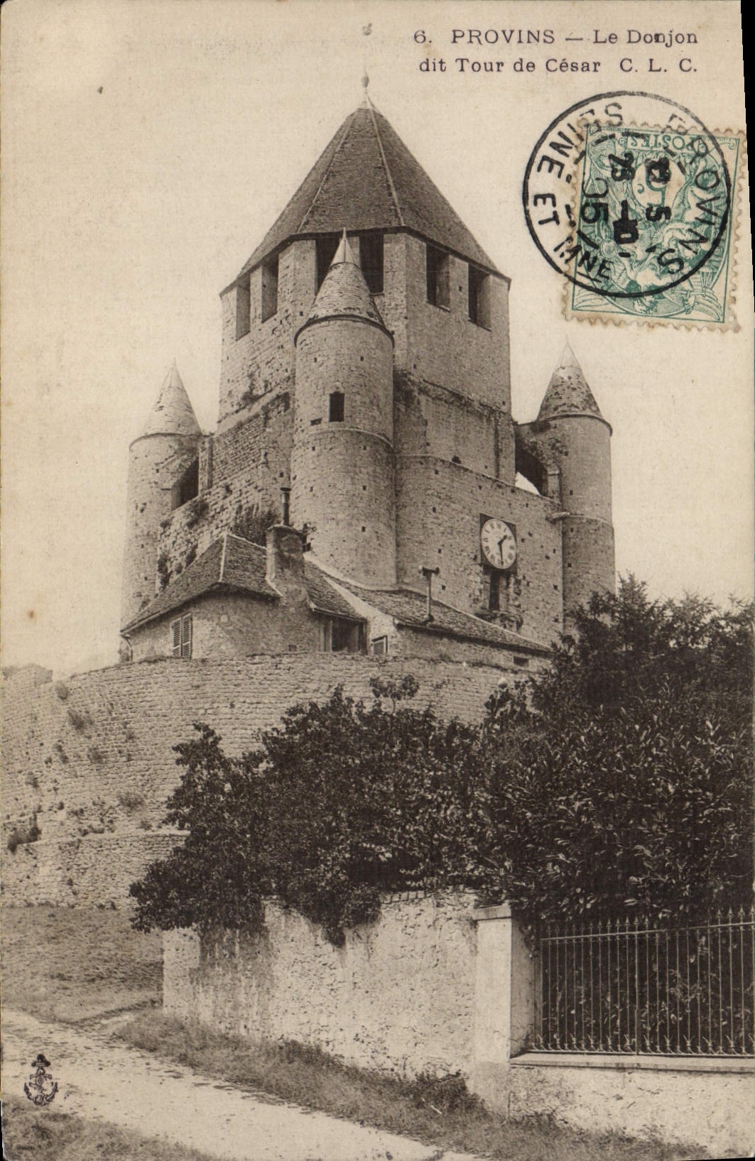CPA Provins Le Donjon Dit Tour De Cesar