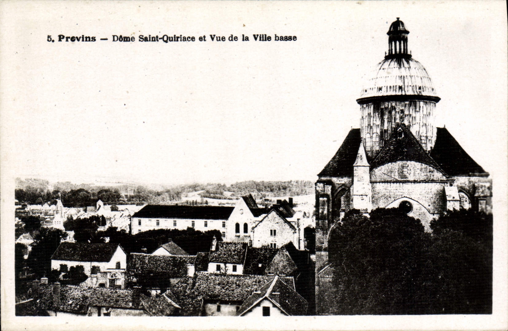 CPA Provins Dome Saint Quiriace Et Vue De La Ville Basse