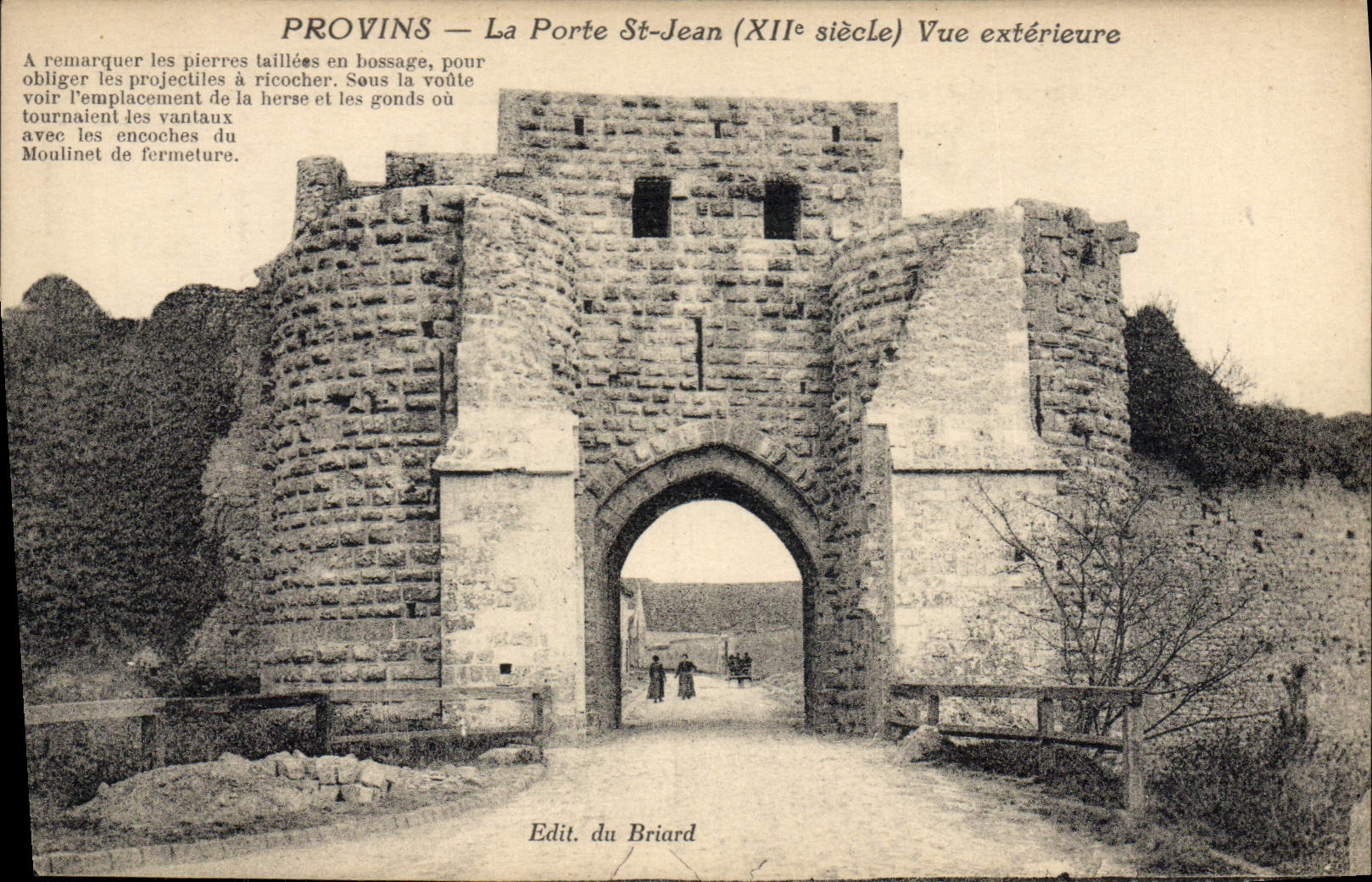 CPA Provins La Porte St Jean Vue Exterieure