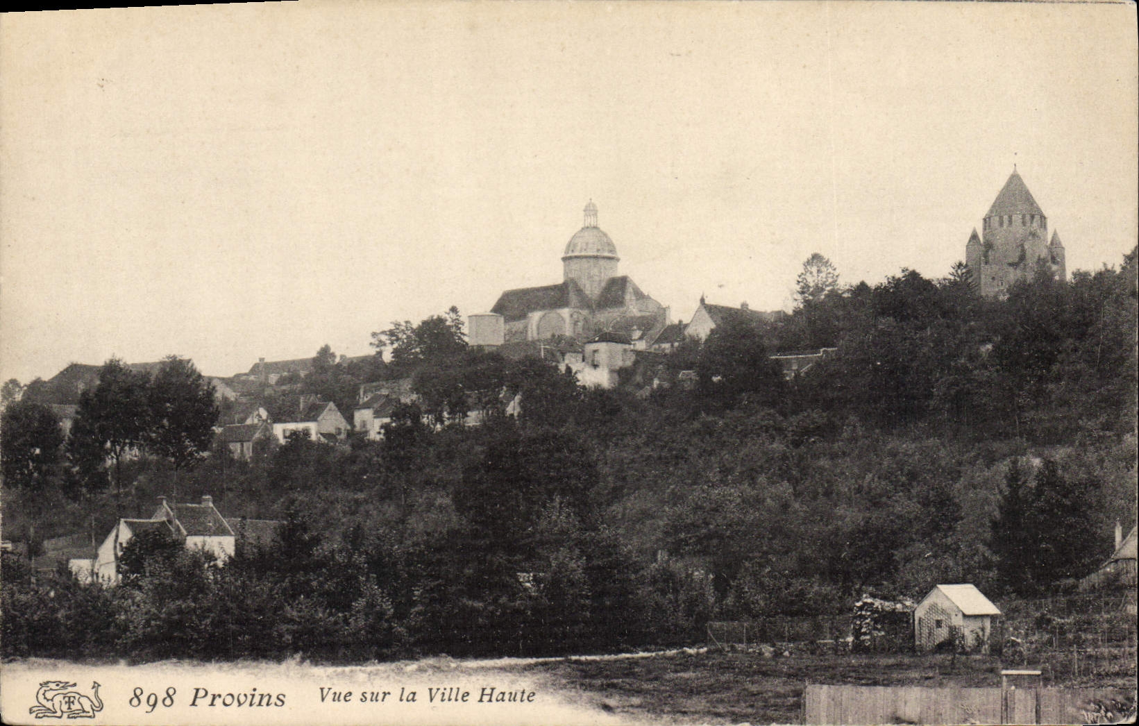 CPA Provins Vue Sur La Ville Haute