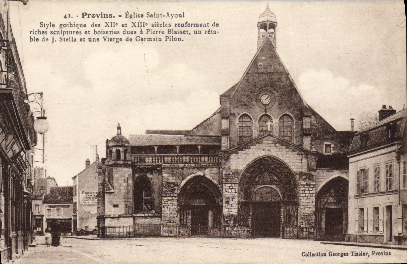 CPA Provins Eglise Saint Ayoul