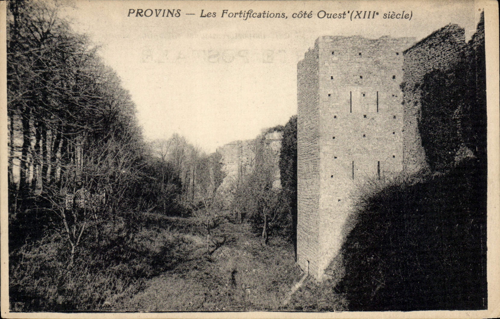 CPA Provins Les Fortifications Cote Ouest