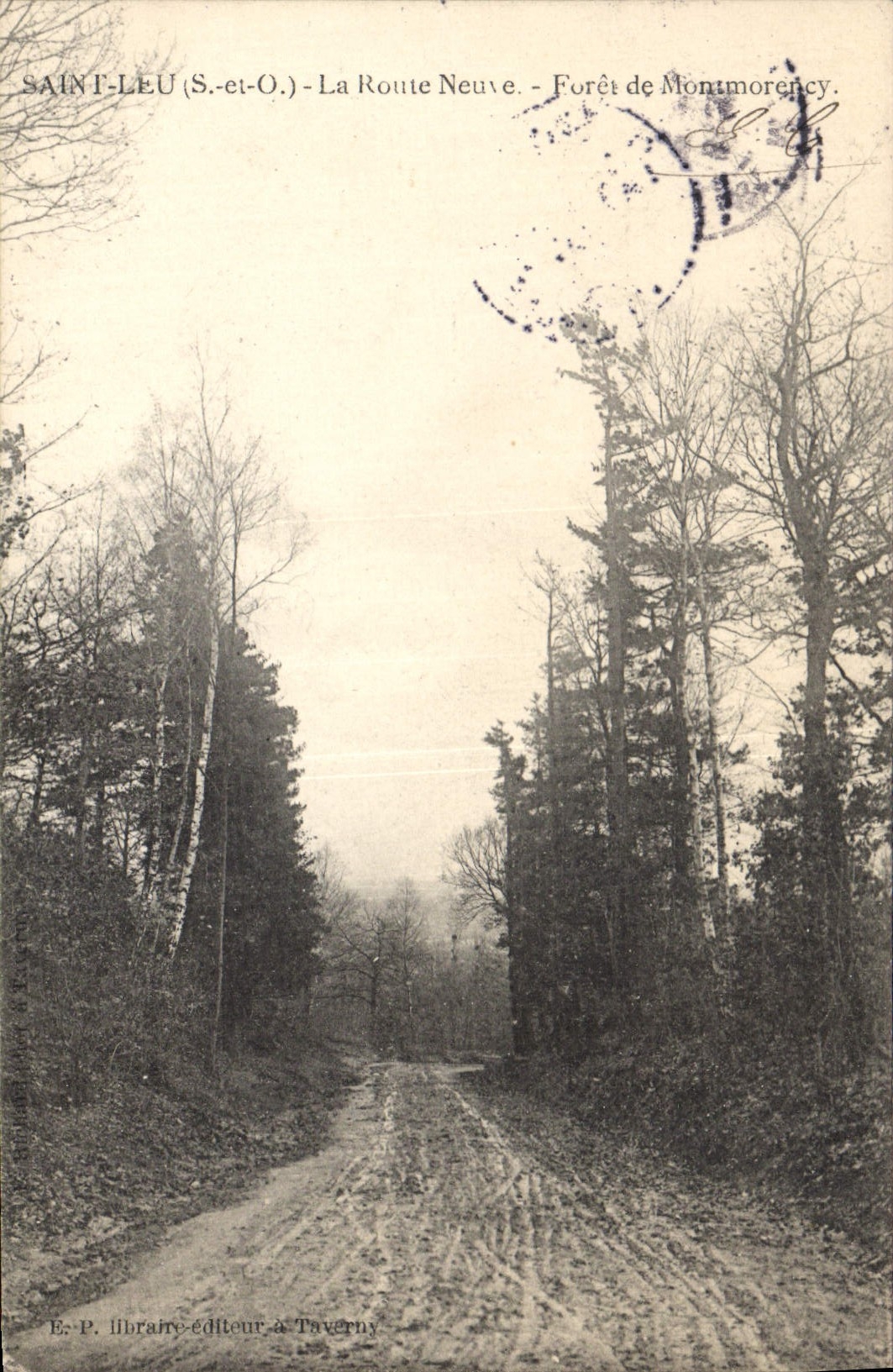 CPA Saint Leu La Route Neuve Foret De Montmorency