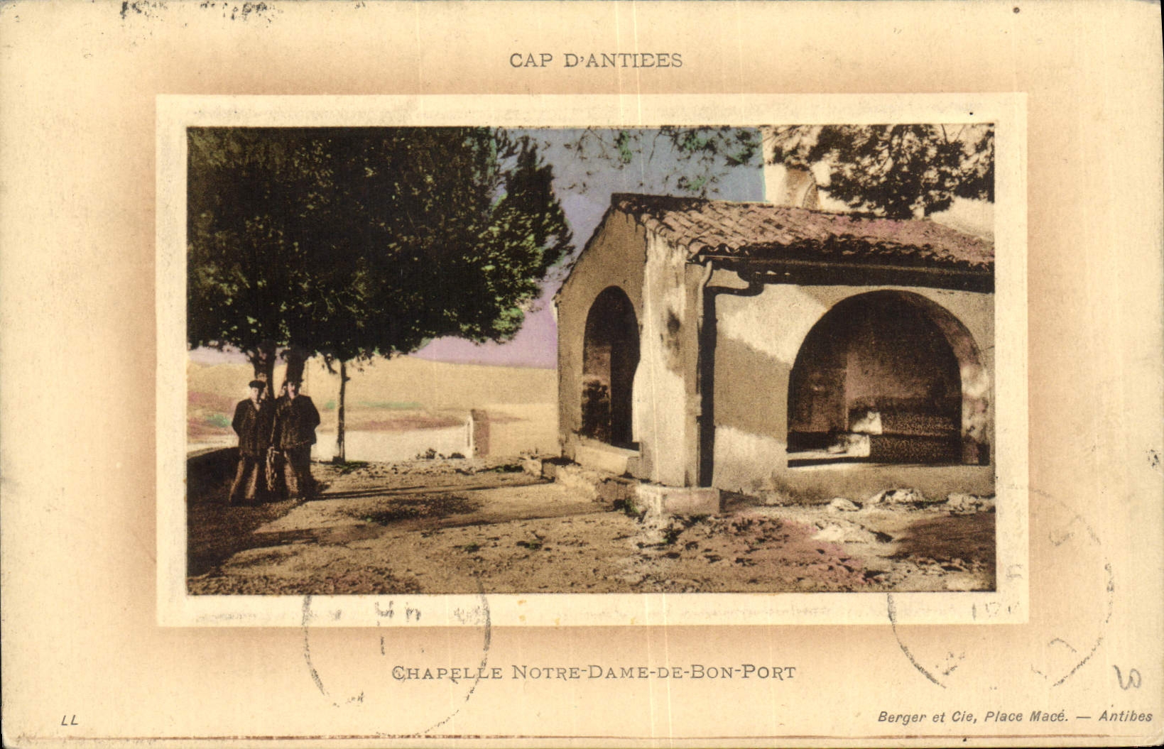 CPA Cap Antibes Chapelle Notre Dame De Bon Port