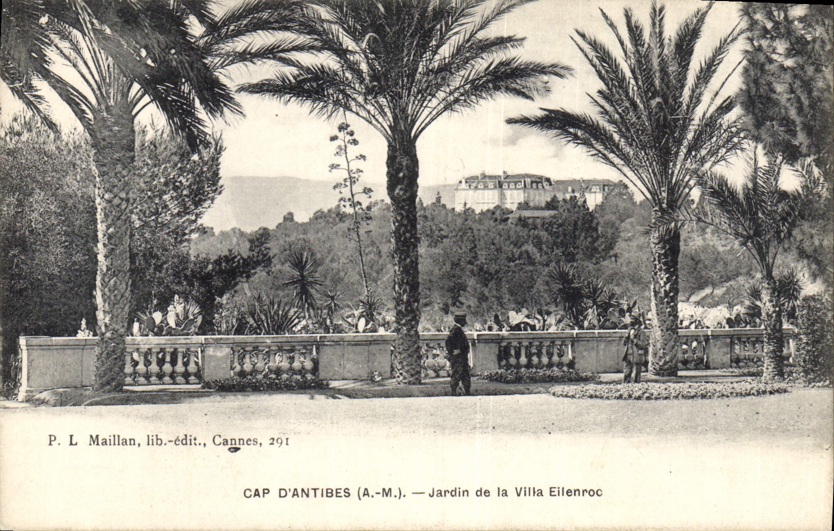 CPA Cap D'Antibes Jardin De La Villa Eilenroc