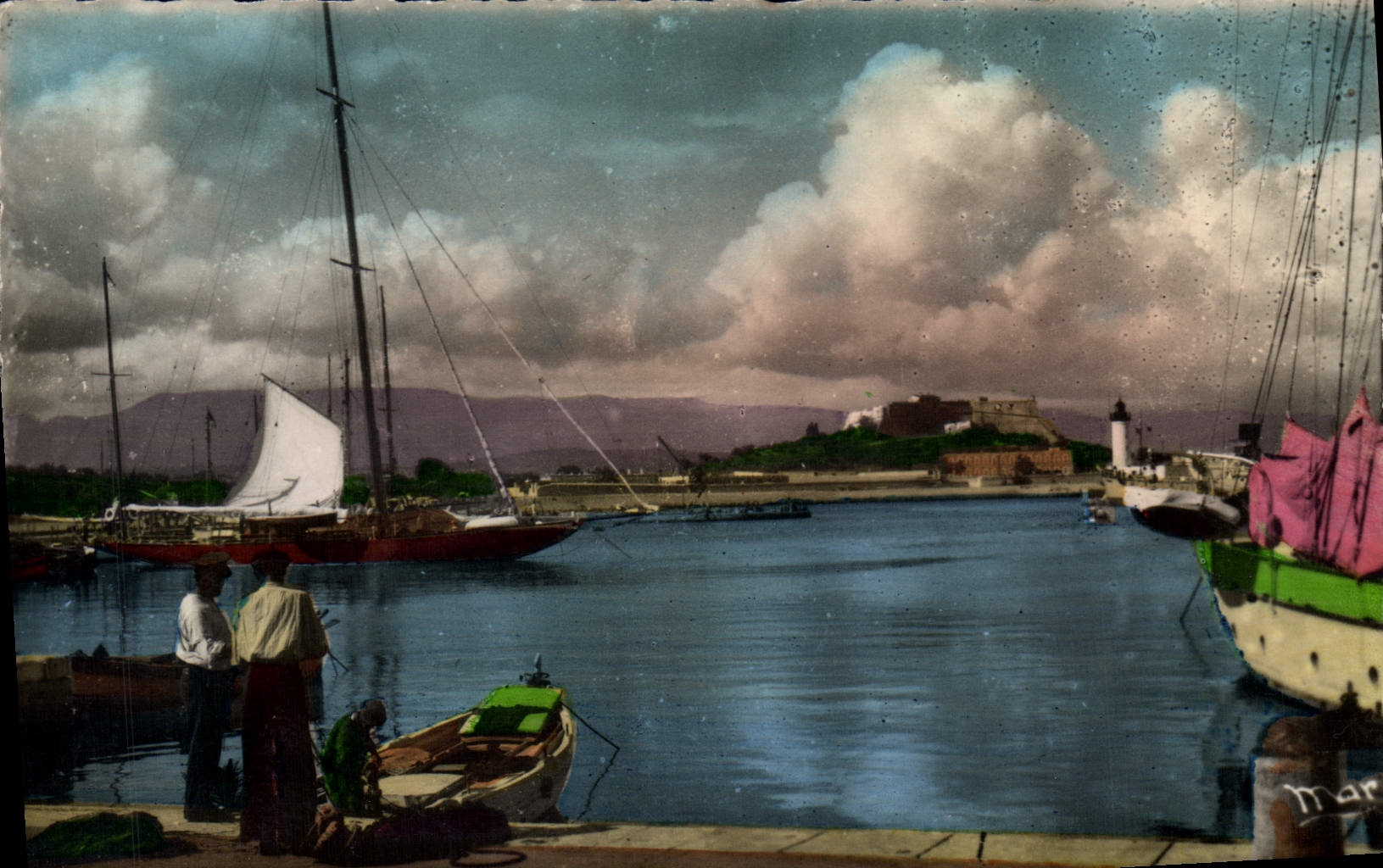 CPA Antibes Un Coin Du Port