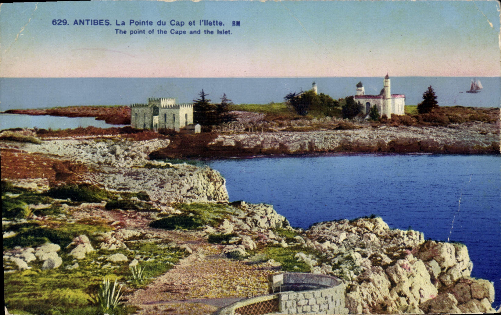 CPA Antibes La Pointe Du Cap Et I'Ilette