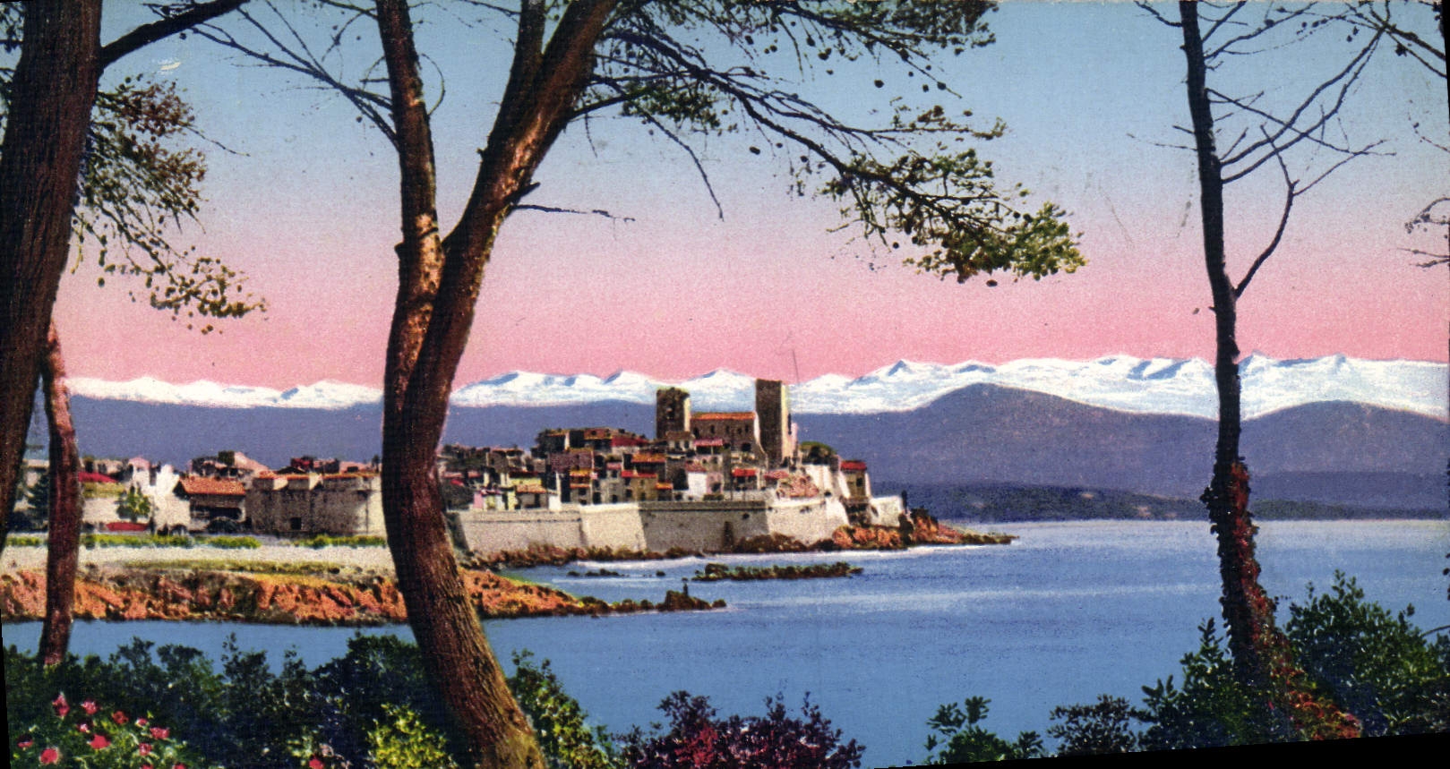CPA Antibes Et La Chaine Des Alpes