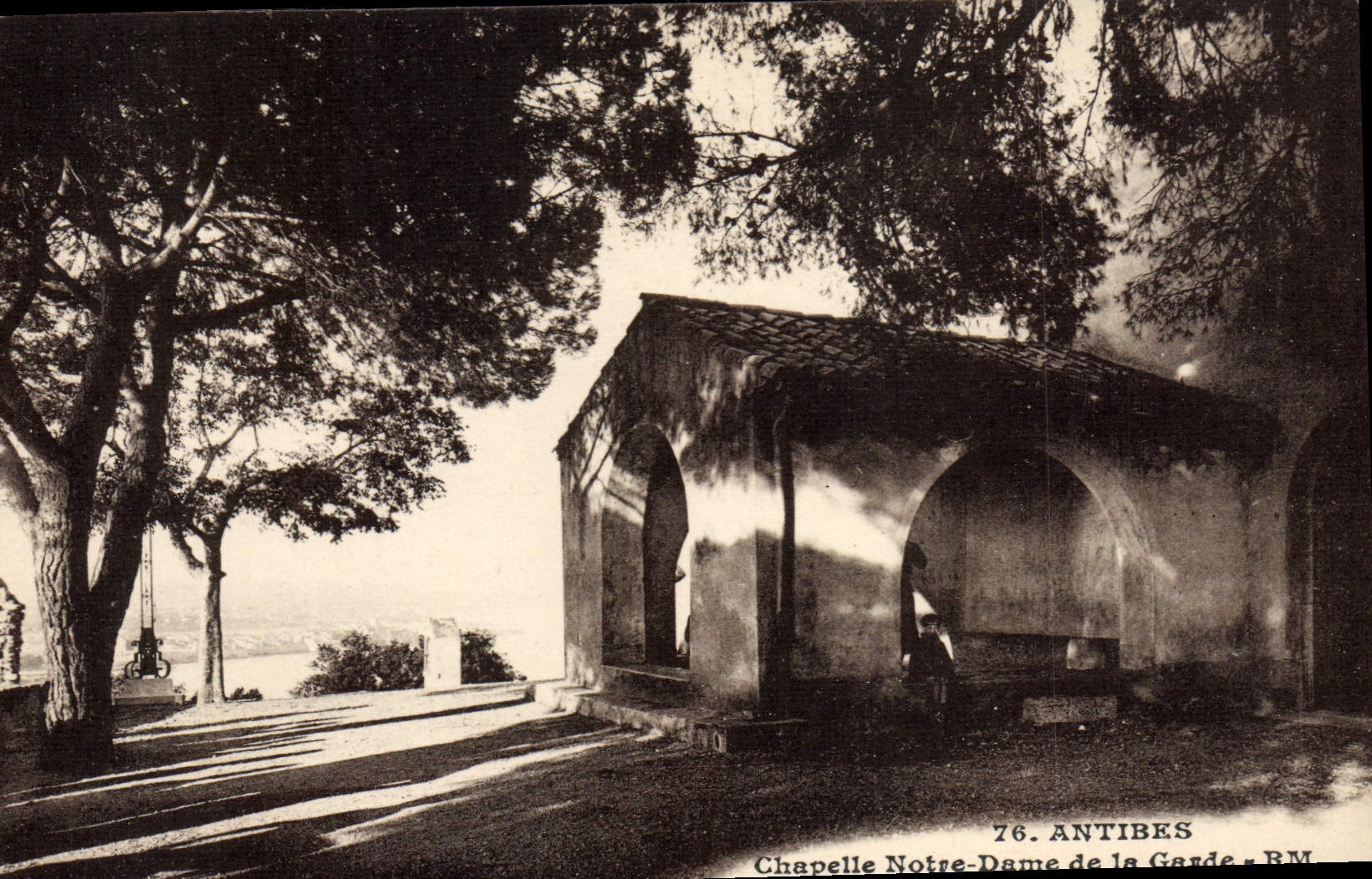 CPA Antibes Chapelle Notre Dame De La Garde