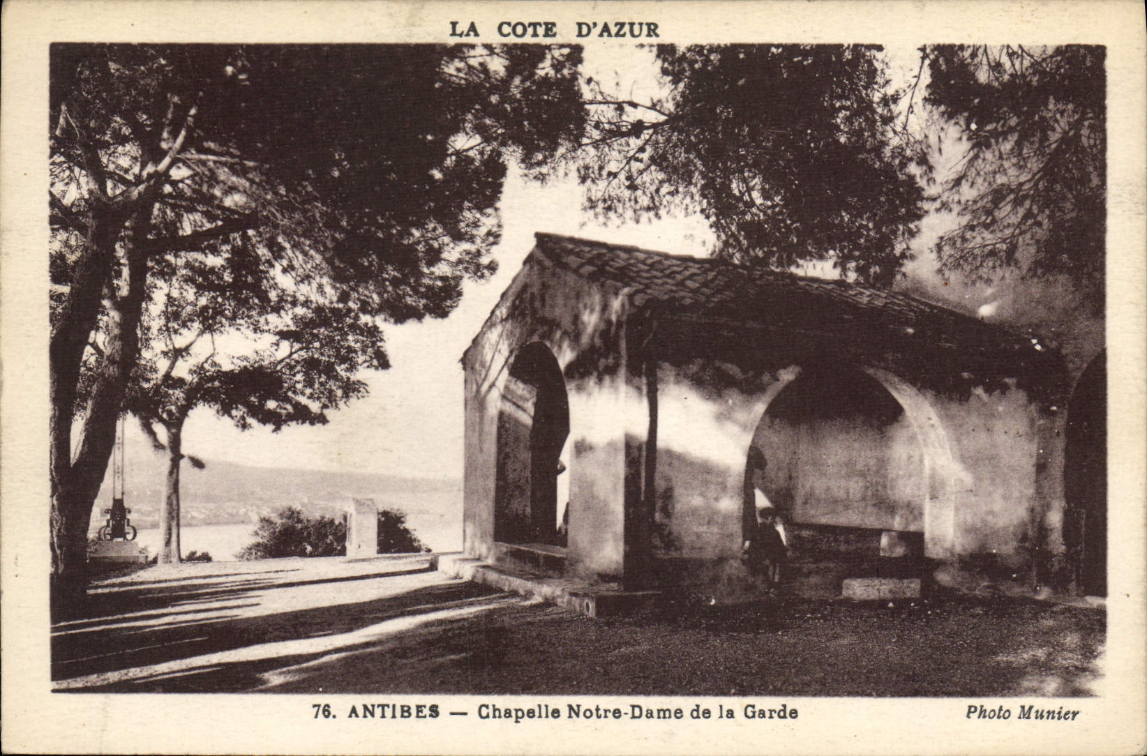 CPA Antibes Chapelle Notre Dame De La Garde