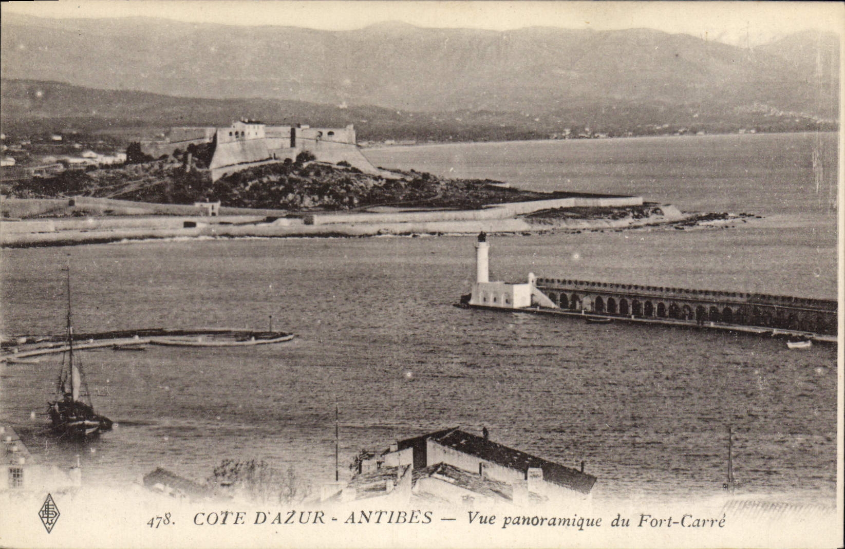 CPA Antibes Vue Panoramique Du Fort Carre