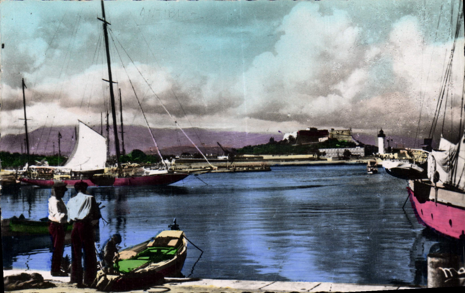 CPA Antibes Un Coin Du Port