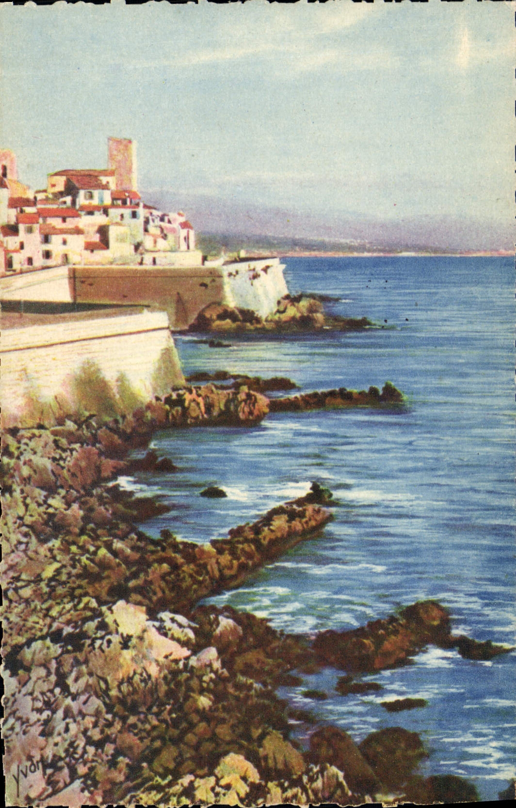 CPA Antibes Les Remparts De La Vieille Ville