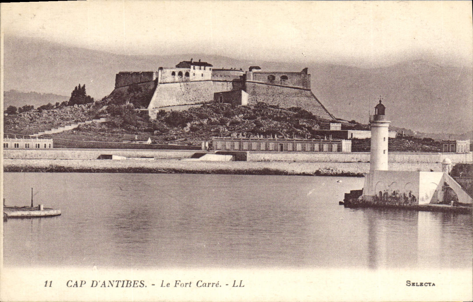 CPA Cap D'Antibes Le Fort Carre